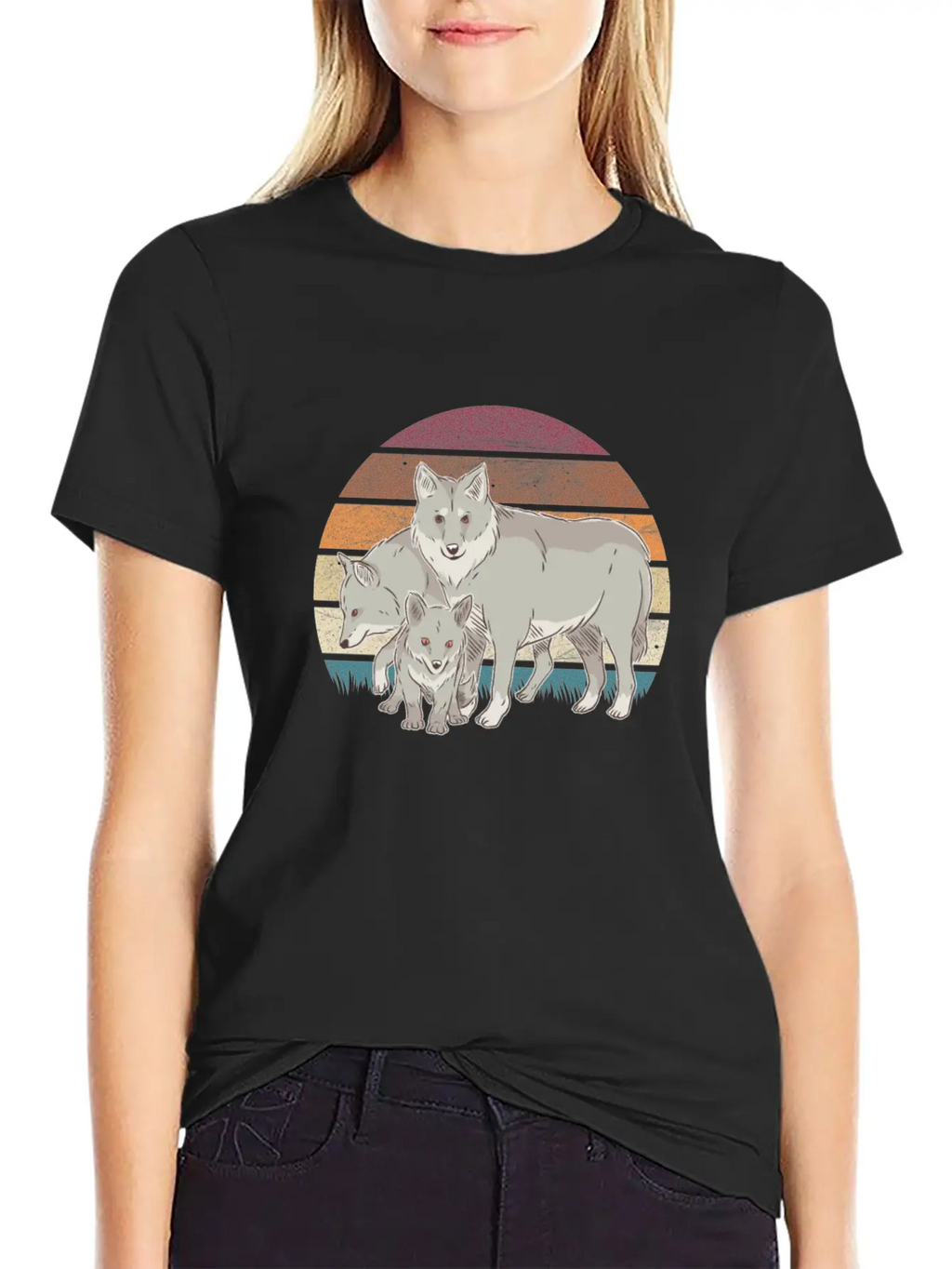 Wolf Pack Wolves Wolf Stylish Everyday T-Shirt – Unisex Basic Cotton Tee