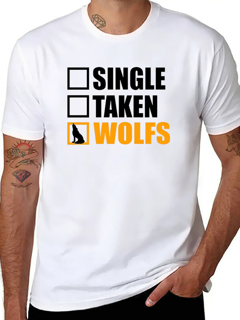 Wolf Pup, Vuk, Lobo Breathable Soft Cotton T-Shirt – Timeless Casual Look