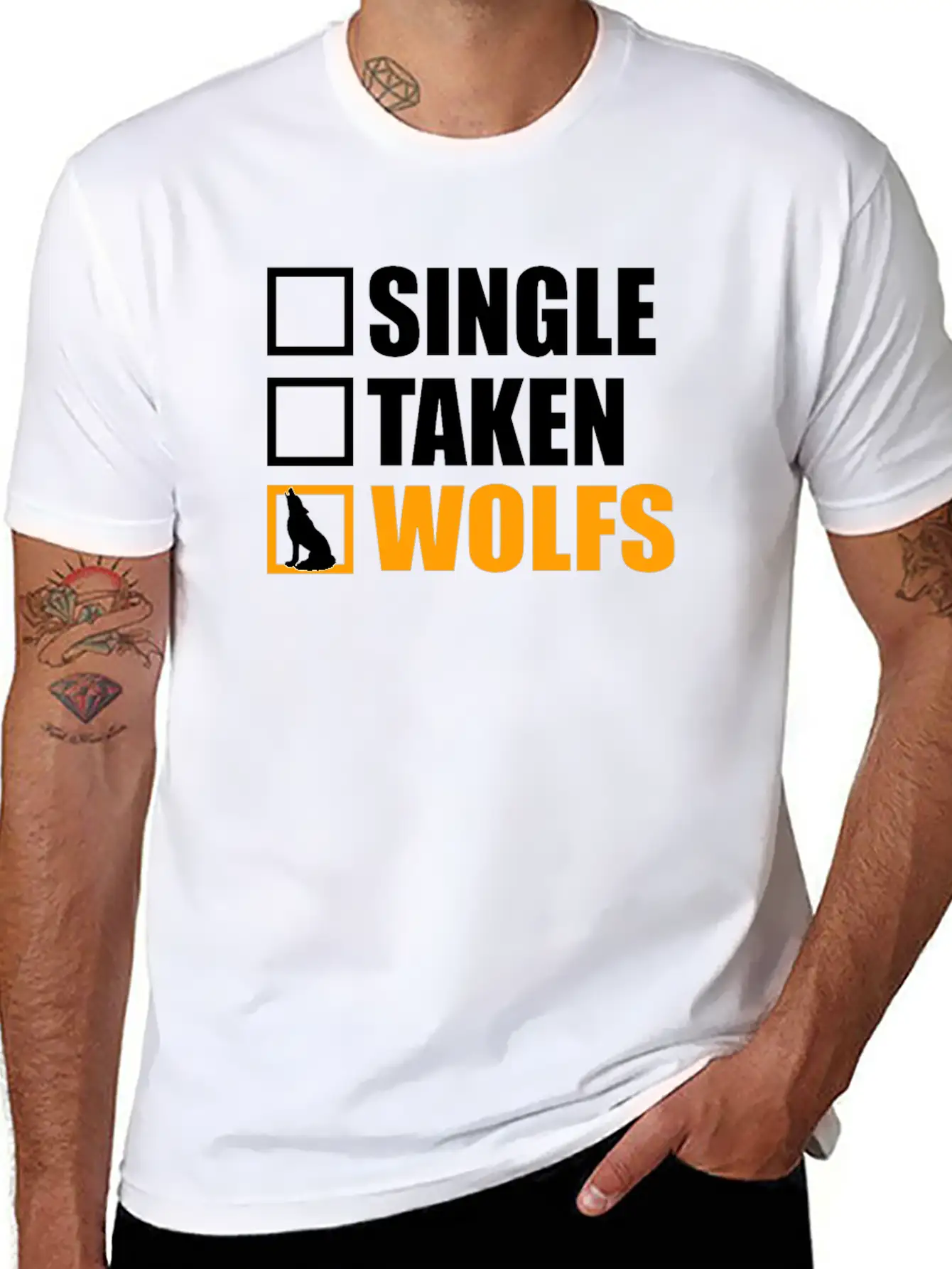 Wolf Pup, Vuk, Lobo Breathable Soft Cotton T-Shirt – Timeless Casual Look
