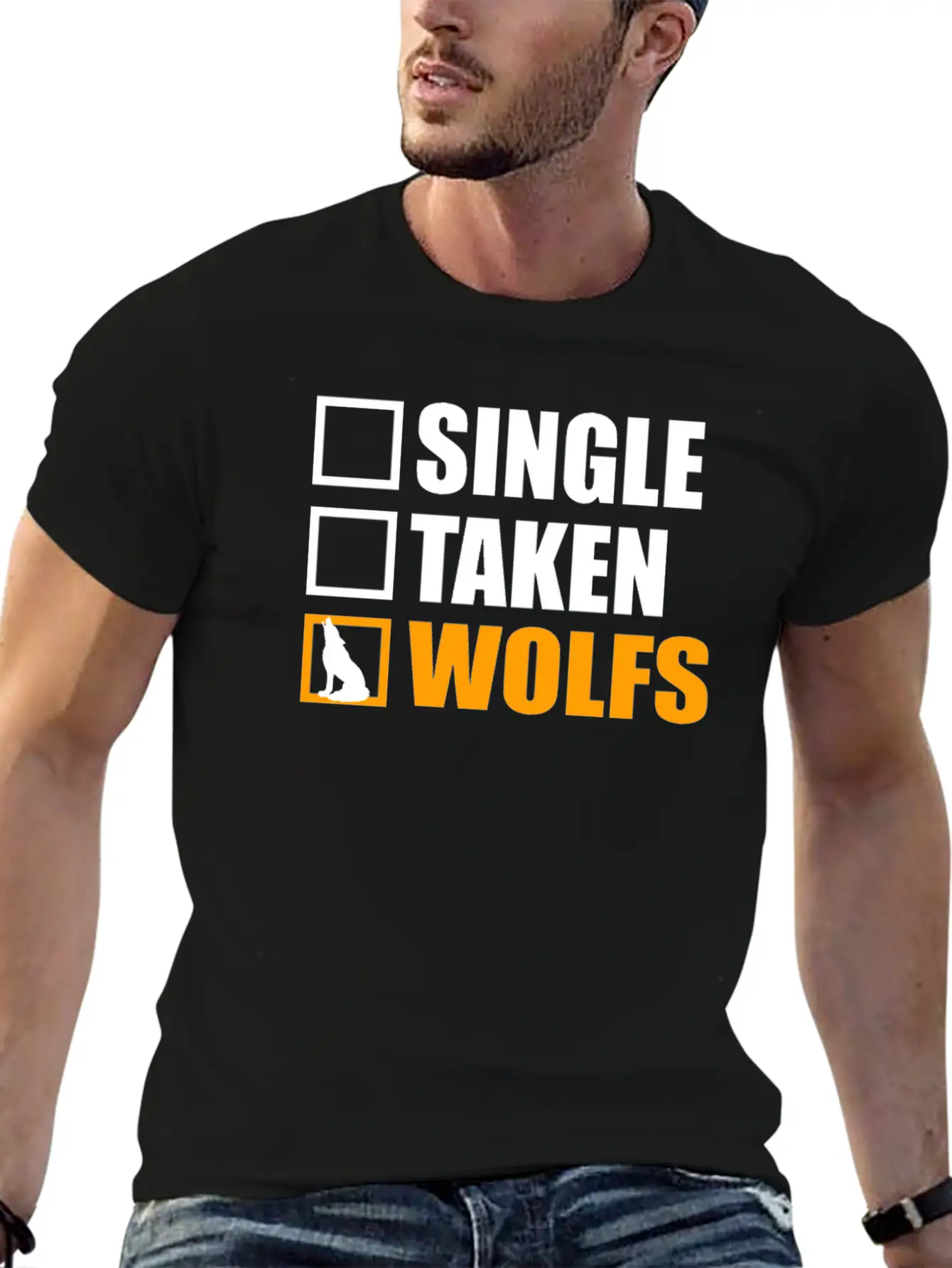 Wolf Pup, Vuk, Lobo Breathable Soft Cotton T-Shirt – Timeless Casual Look