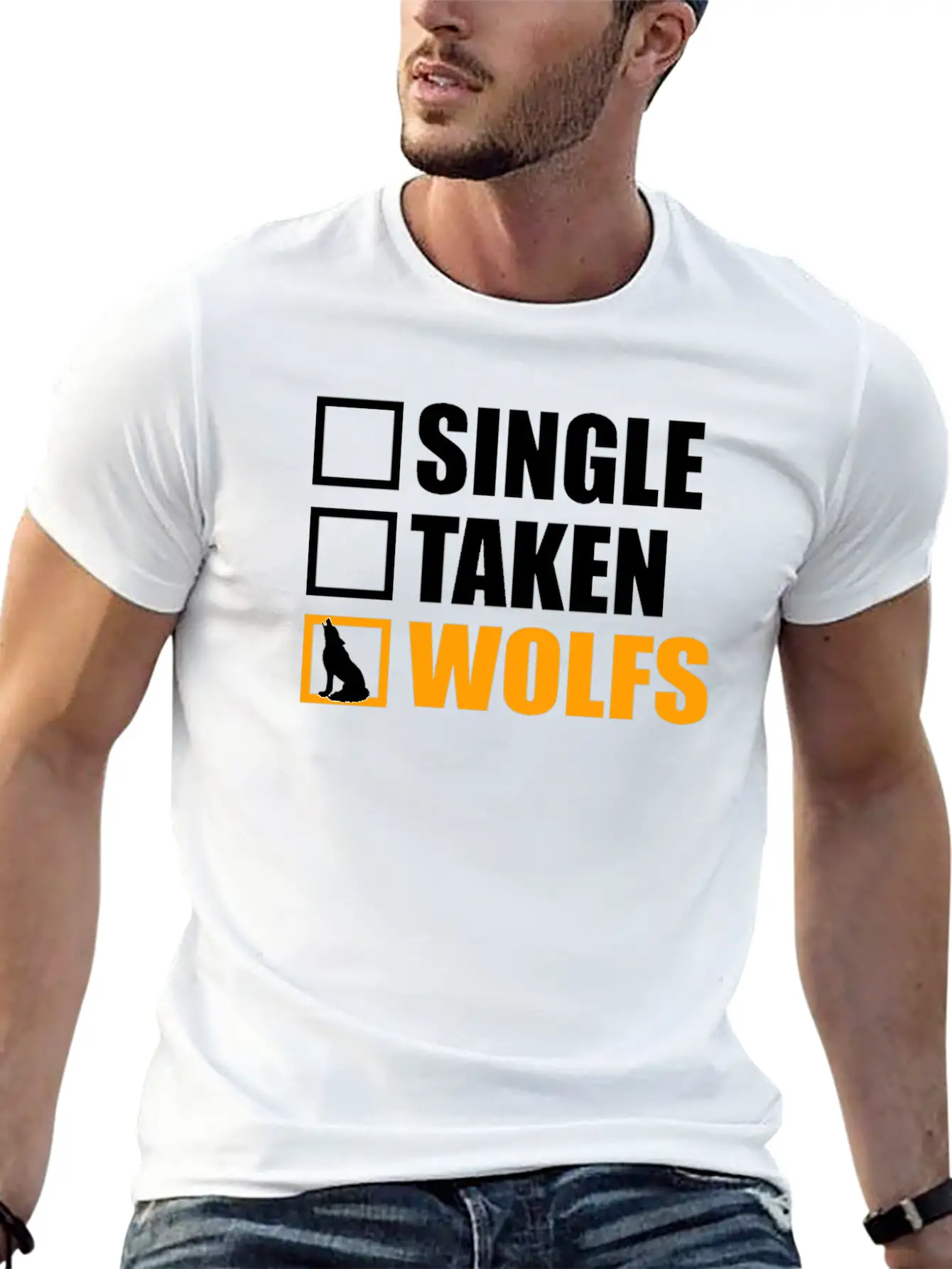 Wolf Pup, Vuk, Lobo Breathable Soft Cotton T-Shirt – Timeless Casual Look