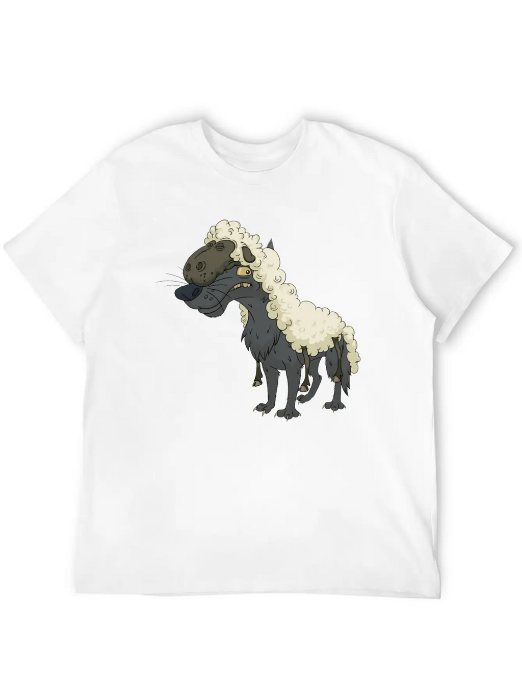 Wolf Sheep Essential Cotton Tee For Daily Outfits – Unisex Style