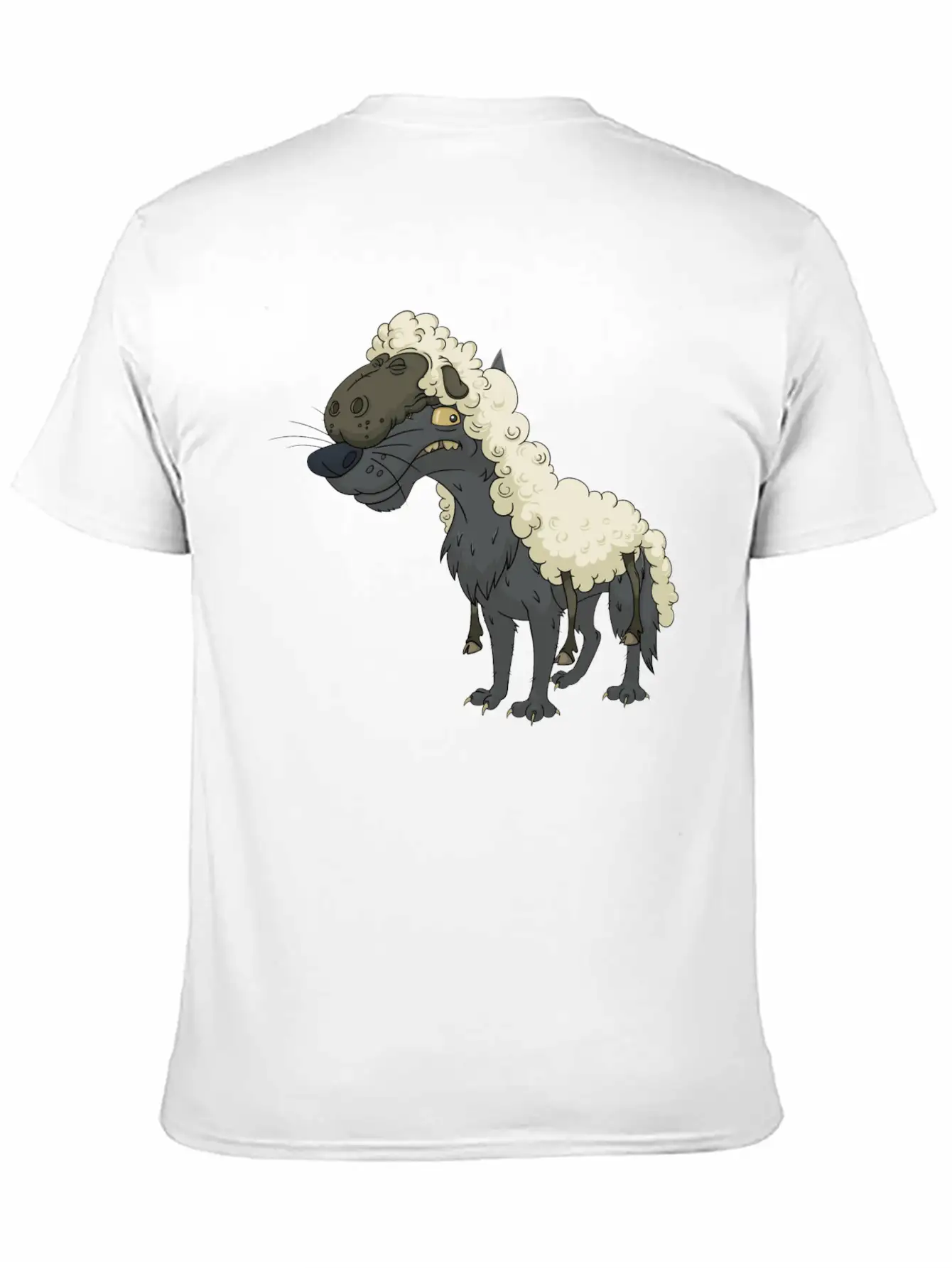 Wolf Sheep Essential Cotton Tee For Daily Outfits – Unisex Style