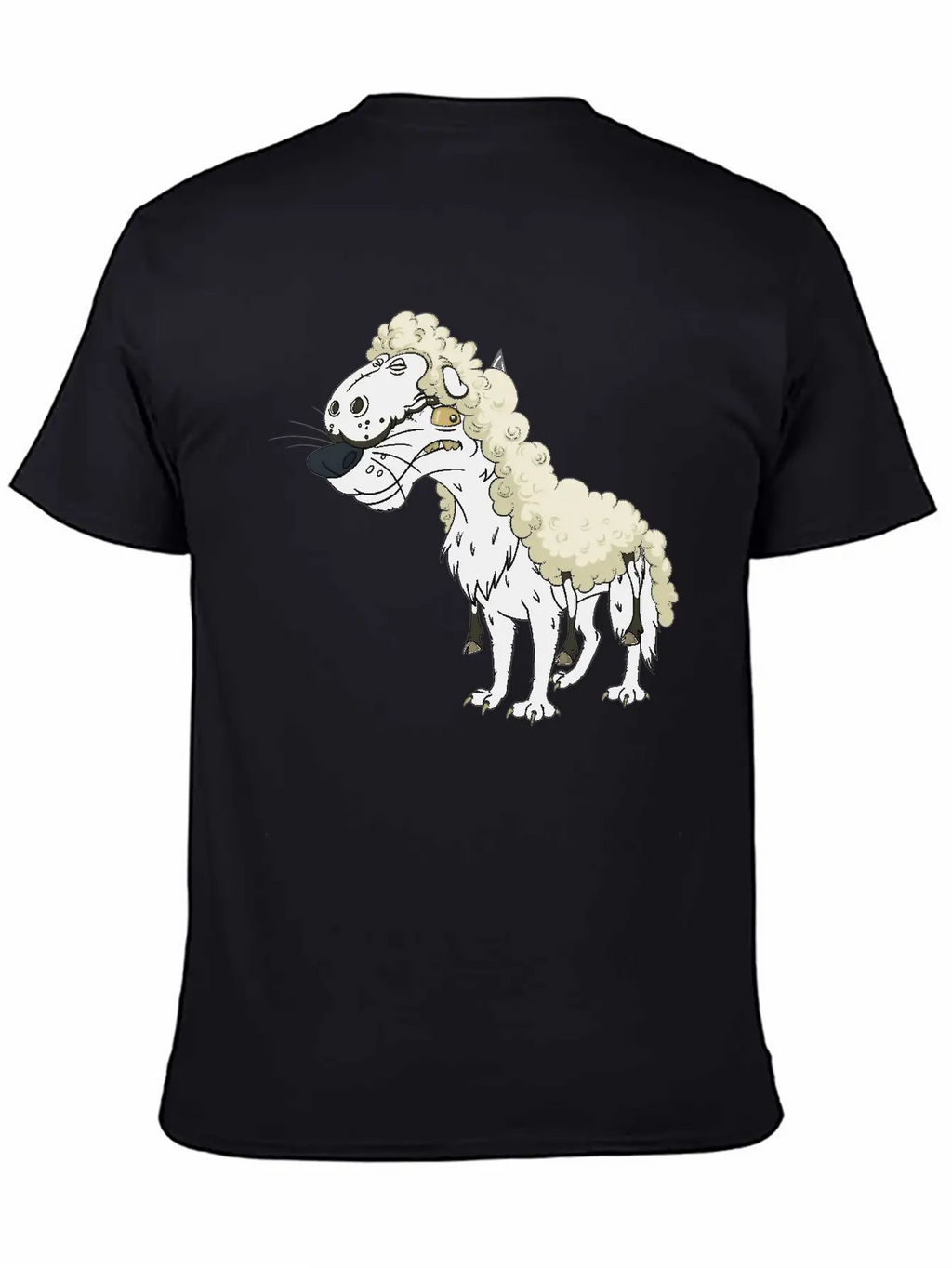 Wolf Sheep Essential Cotton Tee For Daily Outfits – Unisex Style