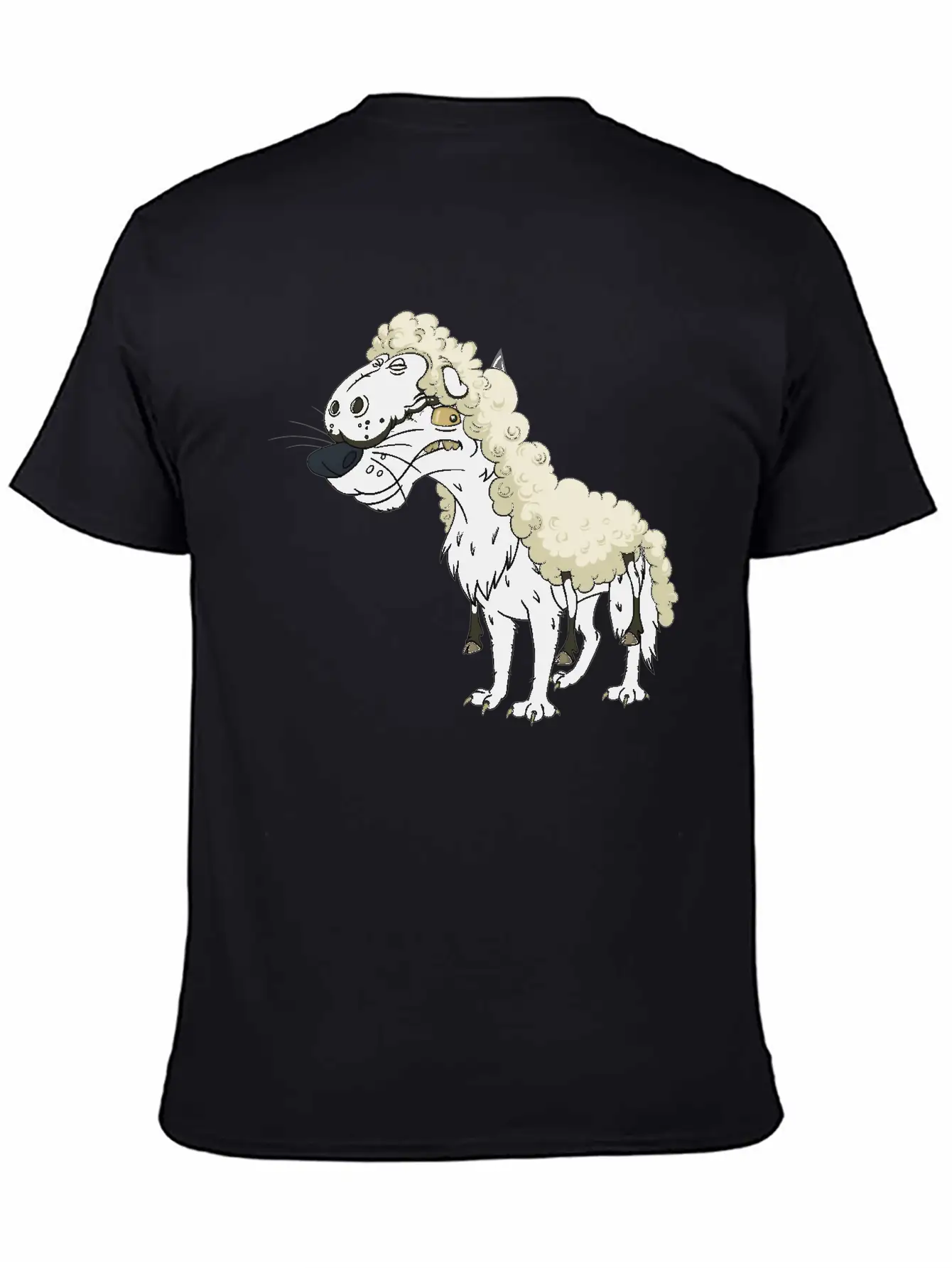 Wolf Sheep Essential Cotton Tee For Daily Outfits – Unisex Style