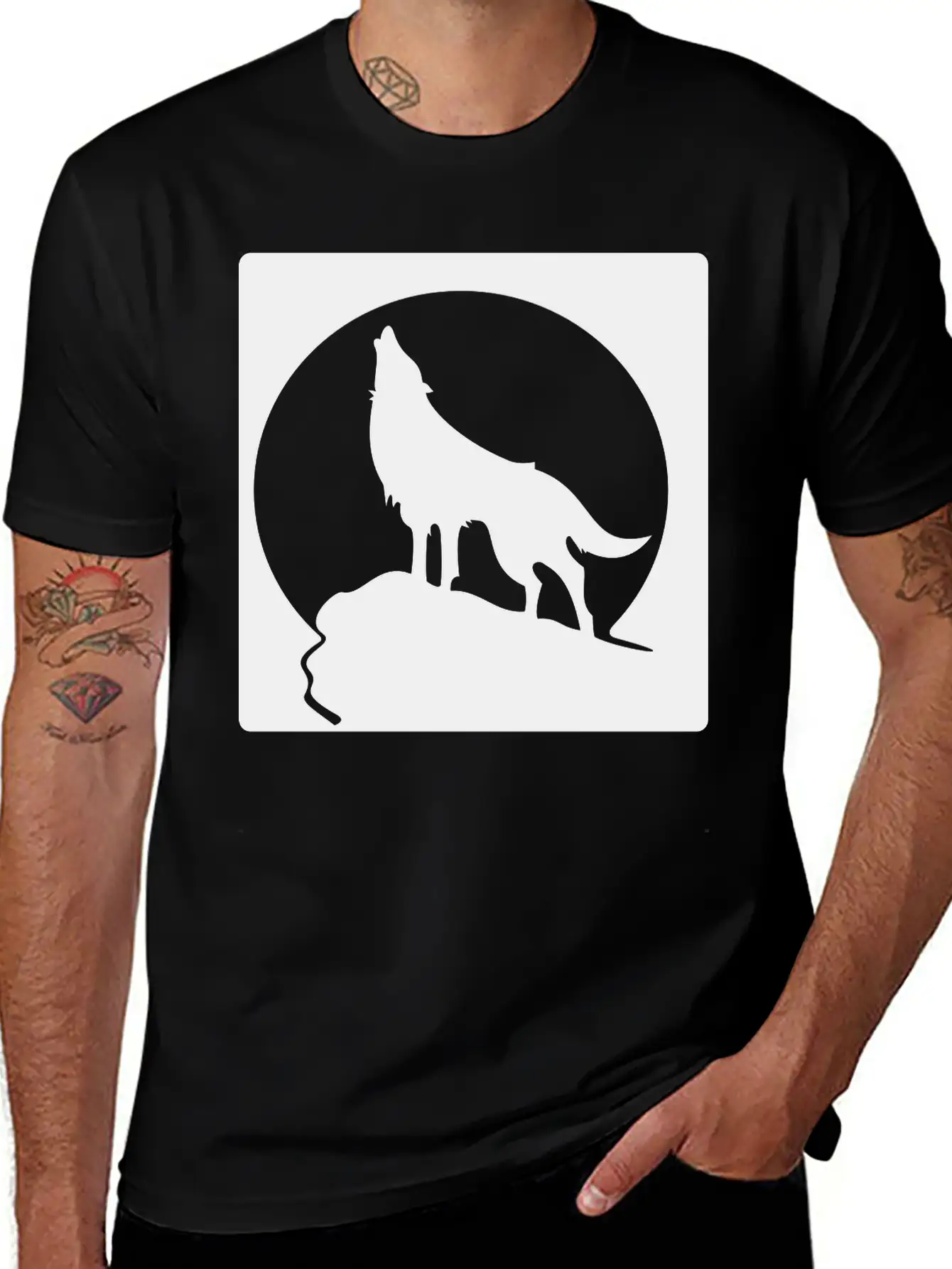 Wolf Stylish Everyday T-Shirt – Unisex Basic Cotton Tee