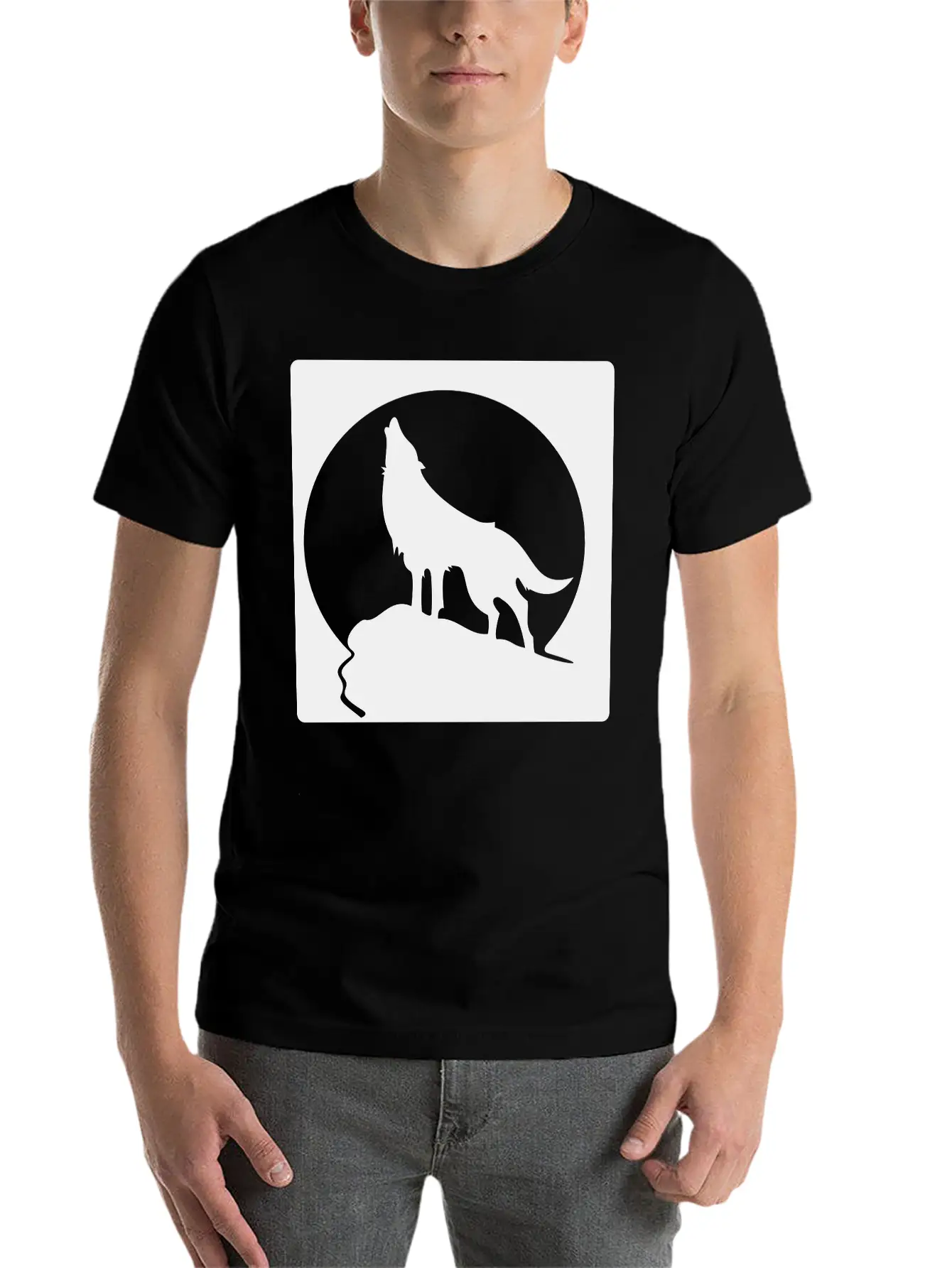 Wolf Stylish Everyday T-Shirt – Unisex Basic Cotton Tee