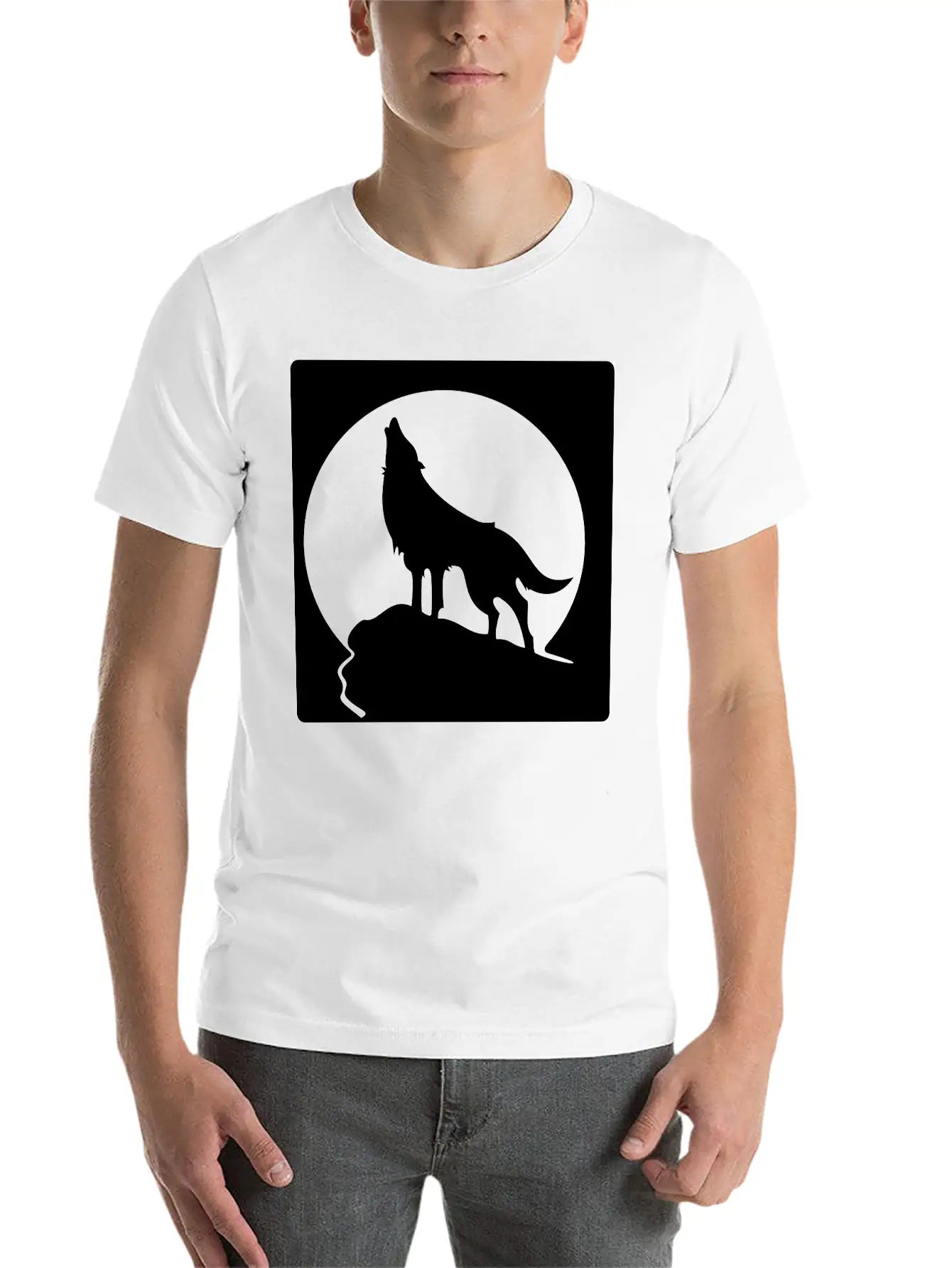 Wolf Stylish Everyday T-Shirt – Unisex Basic Cotton Tee