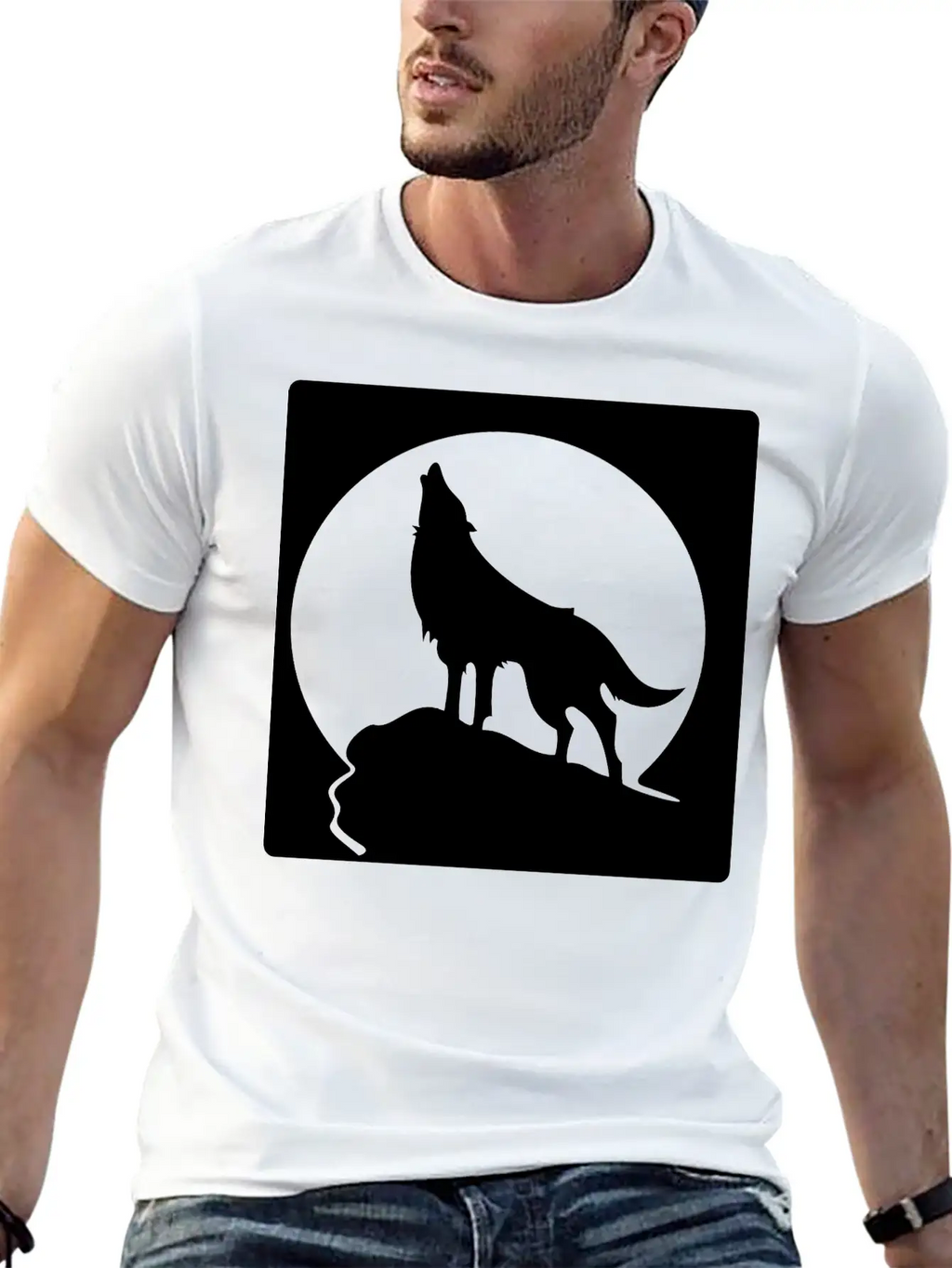 Wolf Stylish Everyday T-Shirt – Unisex Basic Cotton Tee