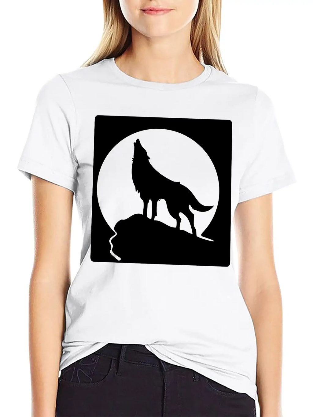 Wolf Stylish Everyday T-Shirt – Unisex Basic Cotton Tee