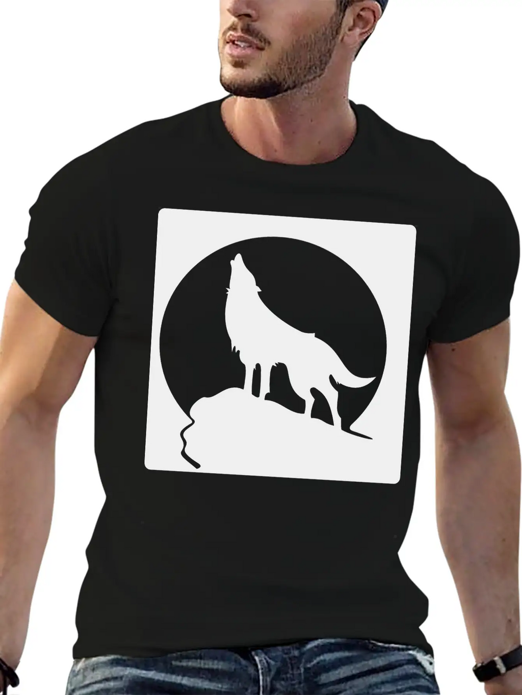 Wolf Stylish Everyday T-Shirt – Unisex Basic Cotton Tee