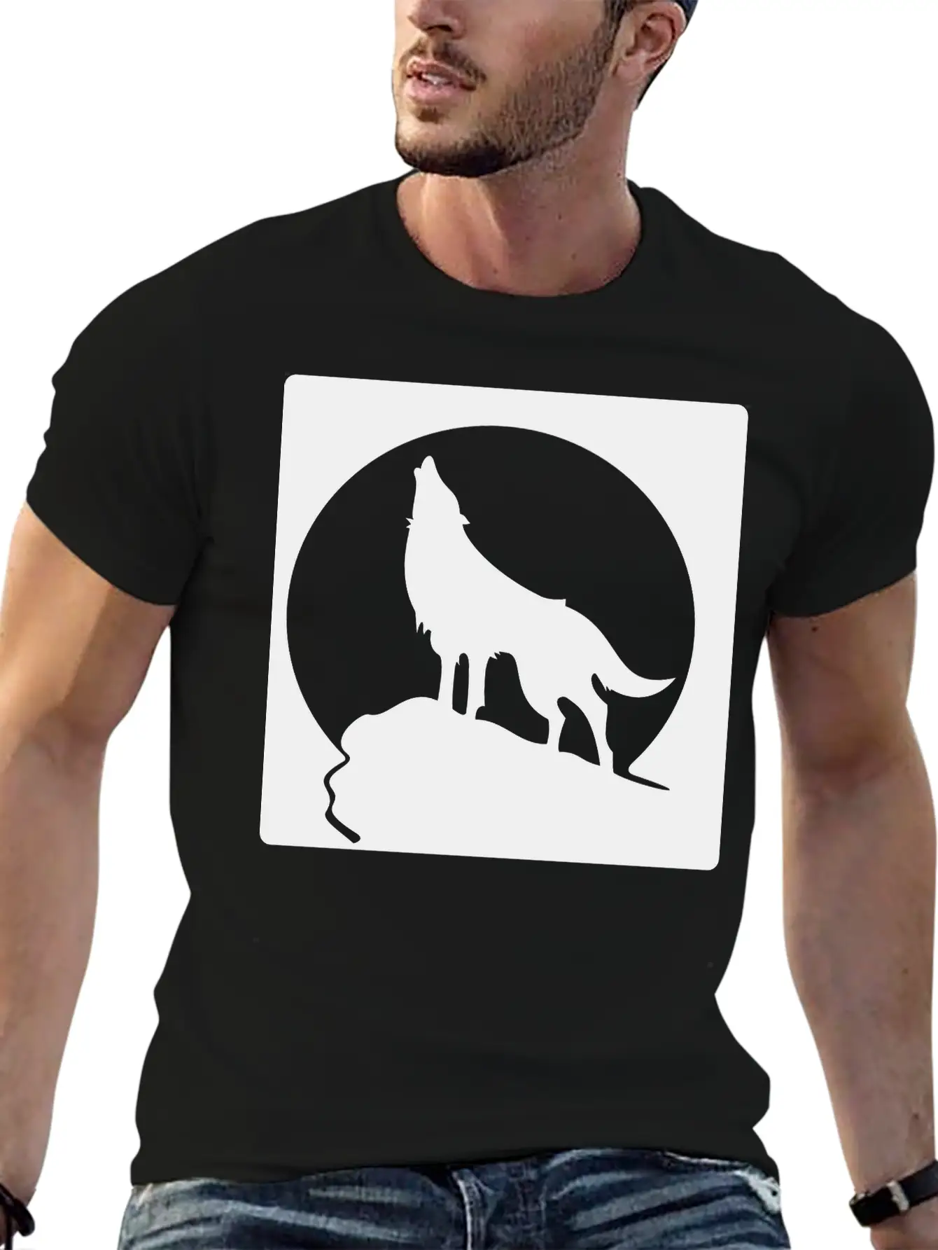 Wolf Stylish Everyday T-Shirt – Unisex Basic Cotton Tee