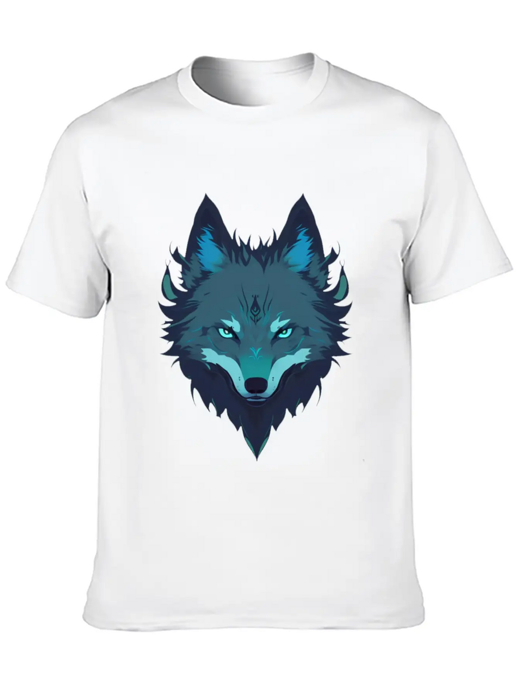 Wolf T Shirt Unisex Short Sleeve Soft Cotton T-Shirt – Casual Everyday Wear