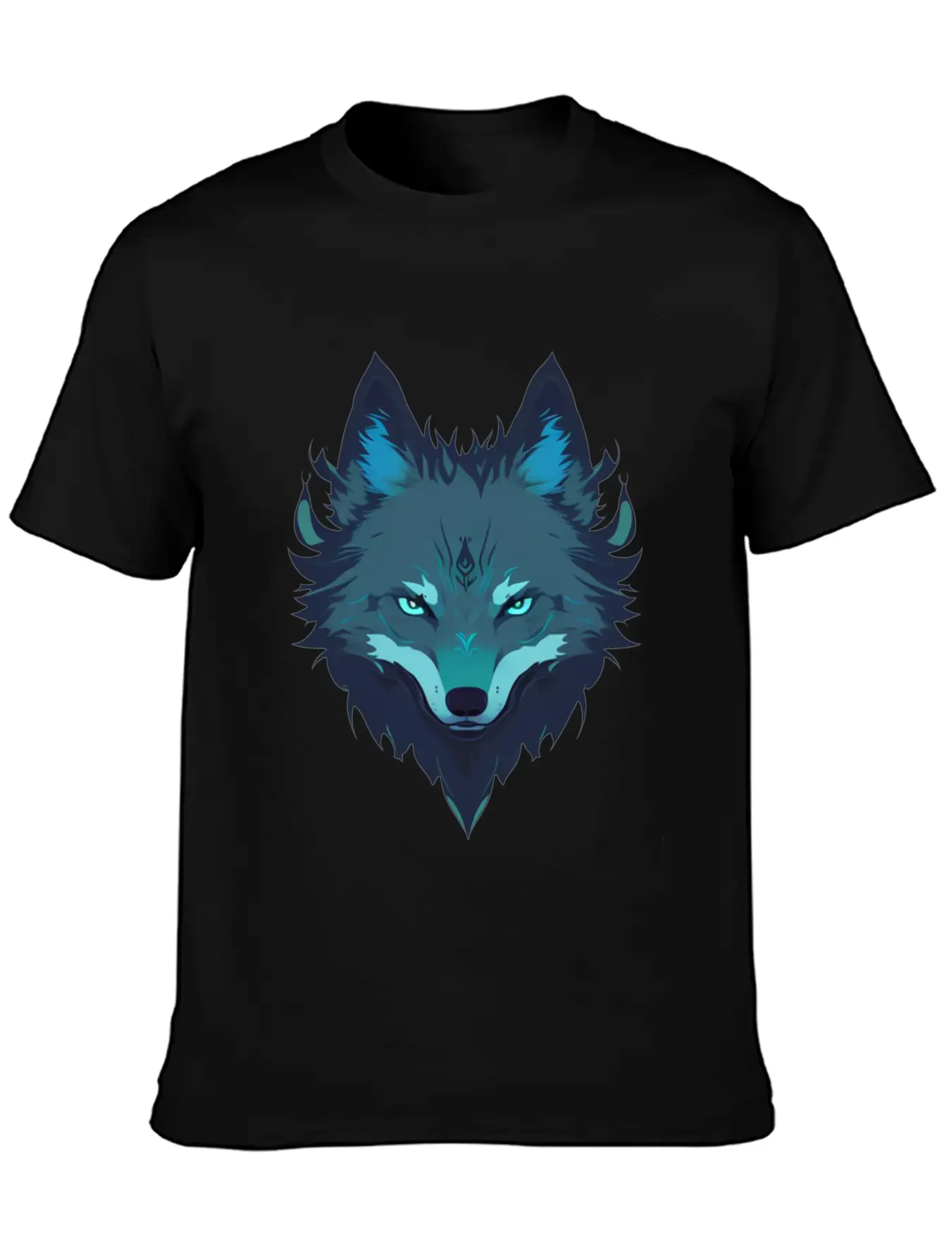 Wolf T Shirt Unisex Short Sleeve Soft Cotton T-Shirt – Casual Everyday Wear
