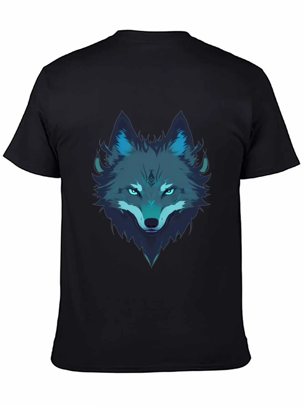 Wolf T Shirt Unisex Short Sleeve Soft Cotton T-Shirt – Casual Everyday Wear