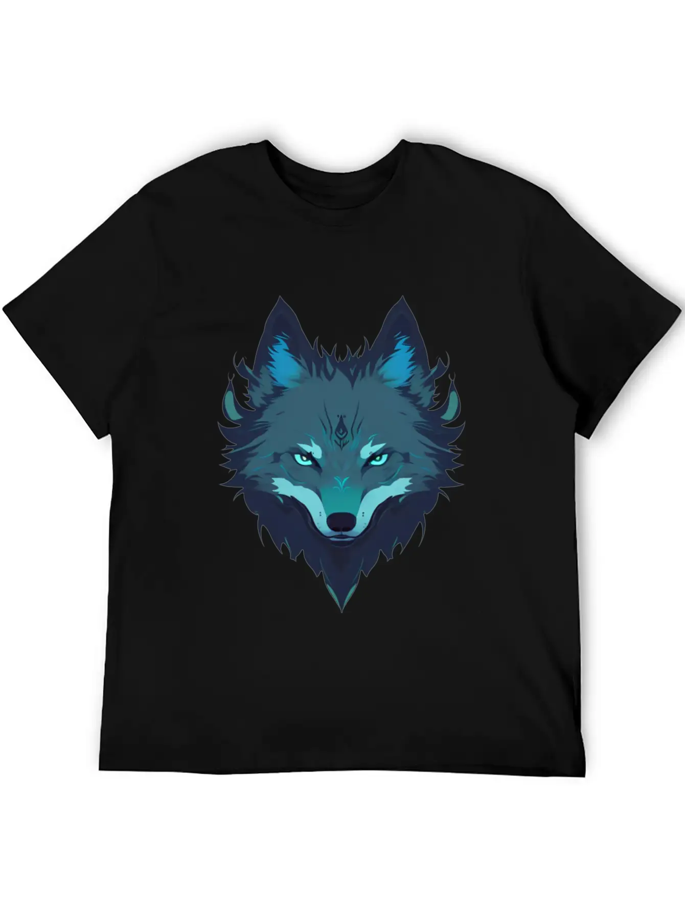 Wolf T Shirt Unisex Short Sleeve Soft Cotton T-Shirt – Casual Everyday Wear