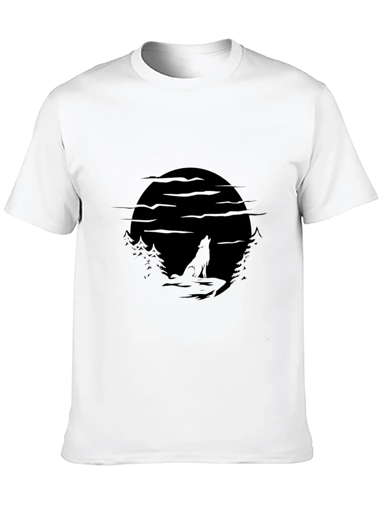 Wolf Tattoo Stylish Everyday T-Shirt – Unisex Basic Cotton Tee
