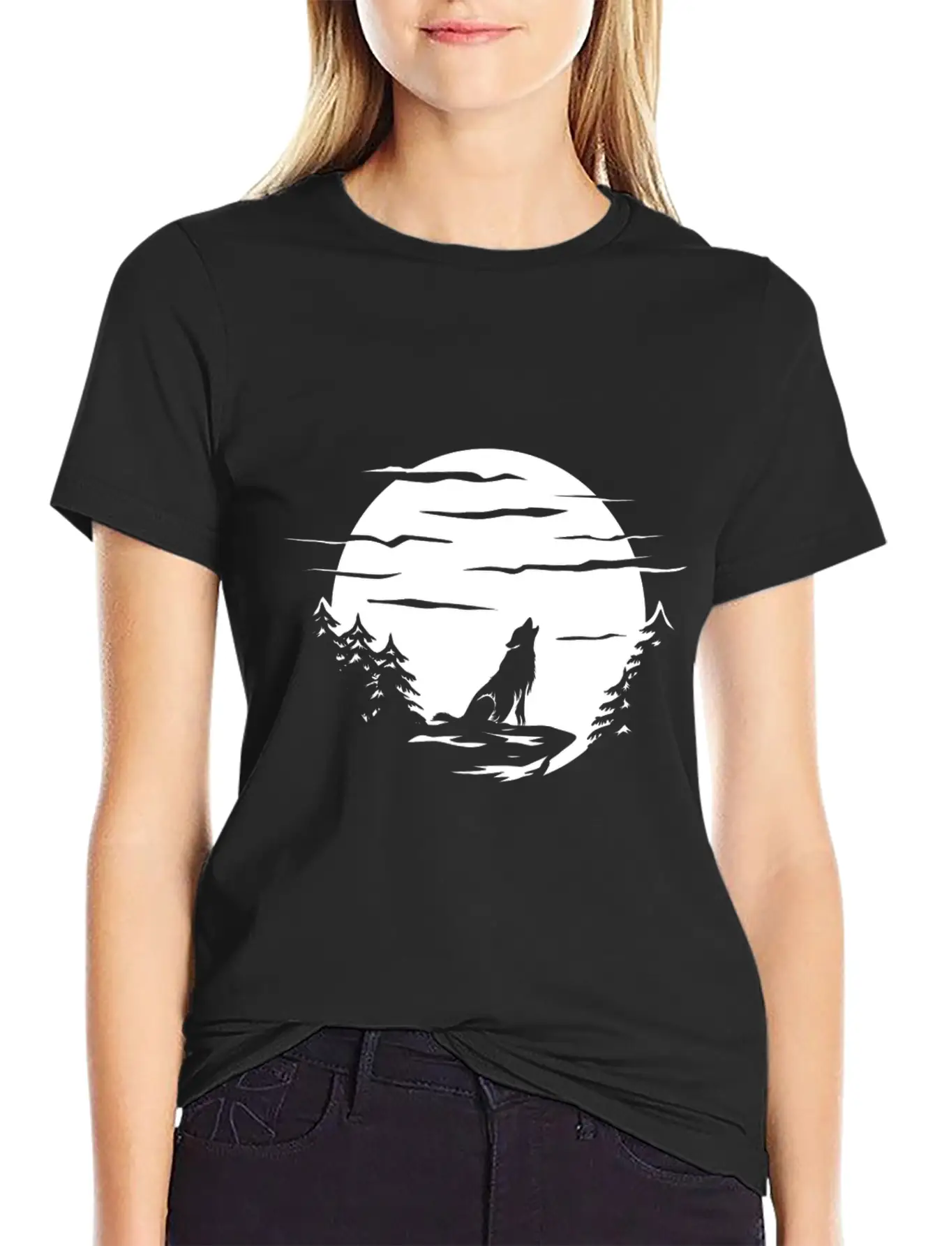 Wolf Tattoo Stylish Everyday T-Shirt – Unisex Basic Cotton Tee