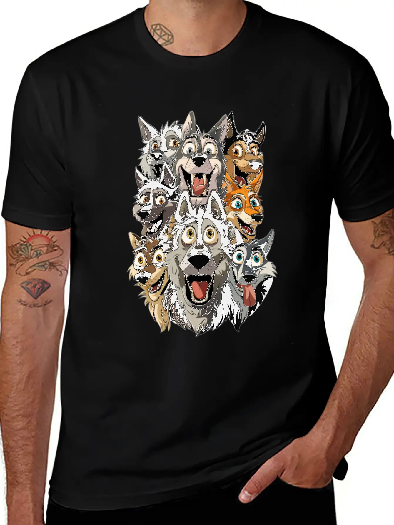 Wolf Unisex Casual T-Shirt – Clean Design For Daily Comfort
