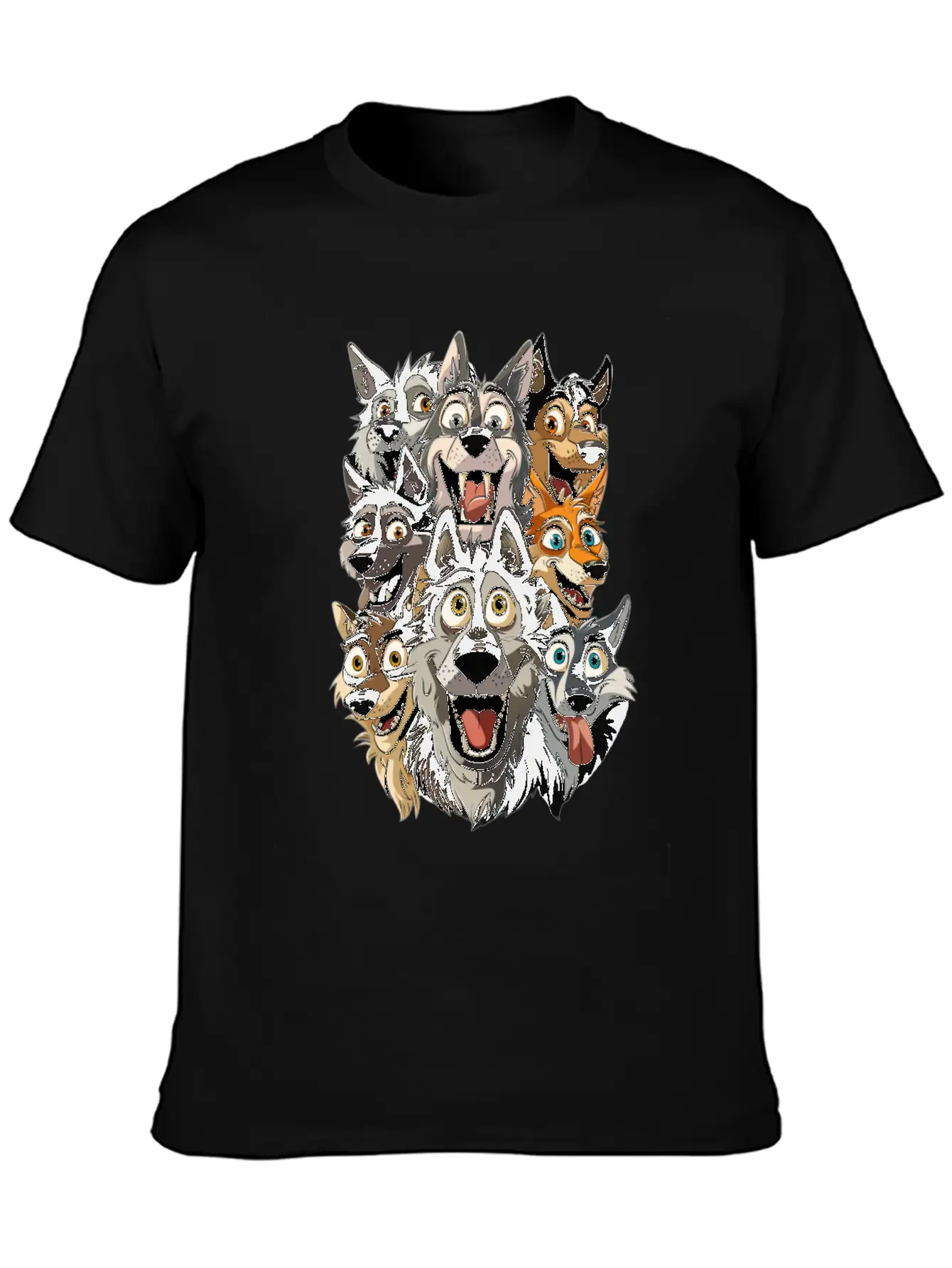 Wolf Unisex Casual T-Shirt – Clean Design For Daily Comfort