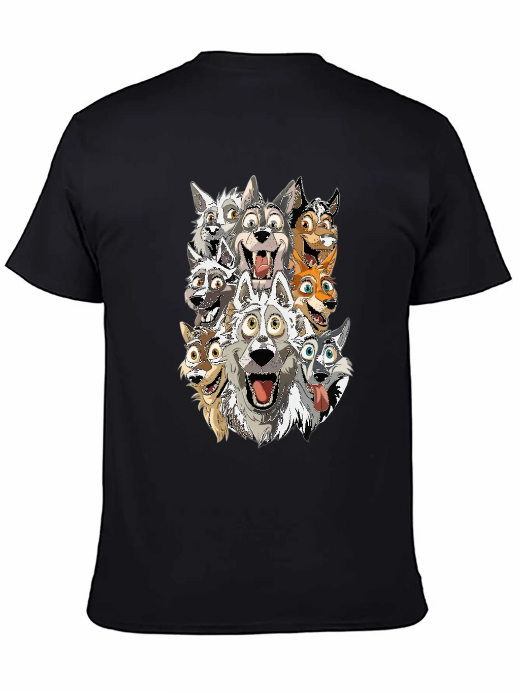 Wolf Unisex Casual T-Shirt – Clean Design For Daily Comfort