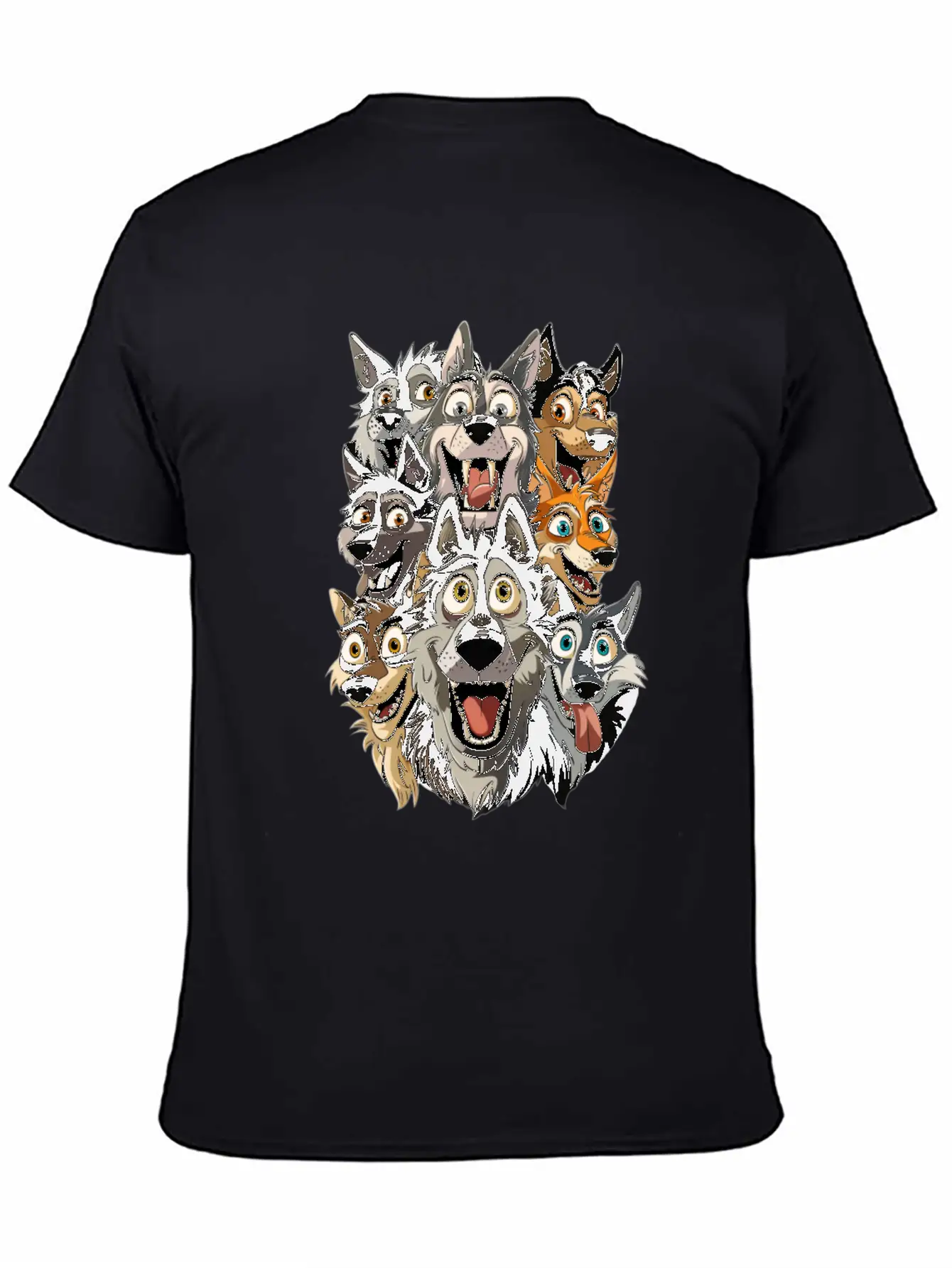 Wolf Unisex Casual T-Shirt – Clean Design For Daily Comfort