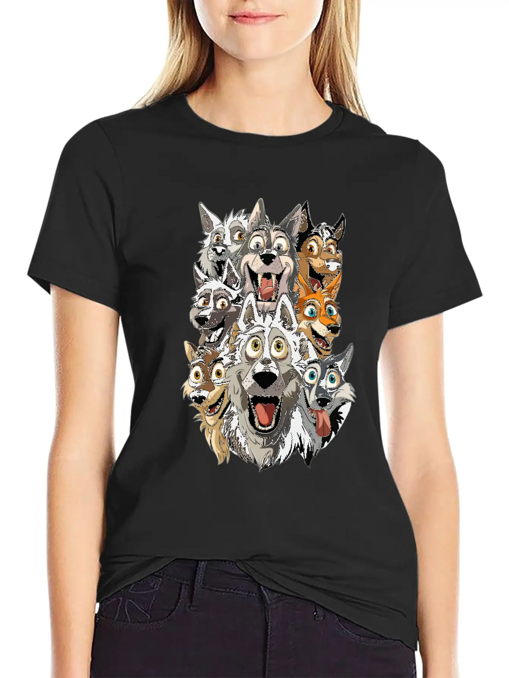 Wolf Unisex Casual T-Shirt – Clean Design For Daily Comfort