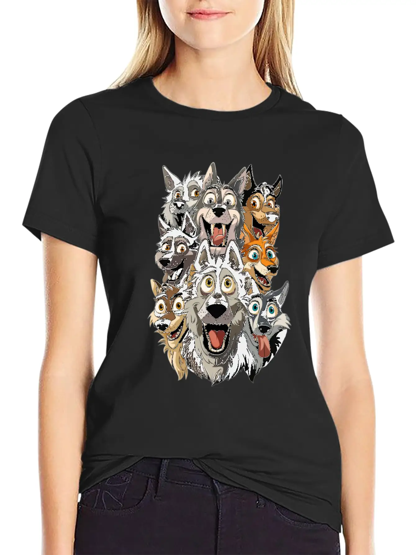 Wolf Unisex Casual T-Shirt – Clean Design For Daily Comfort