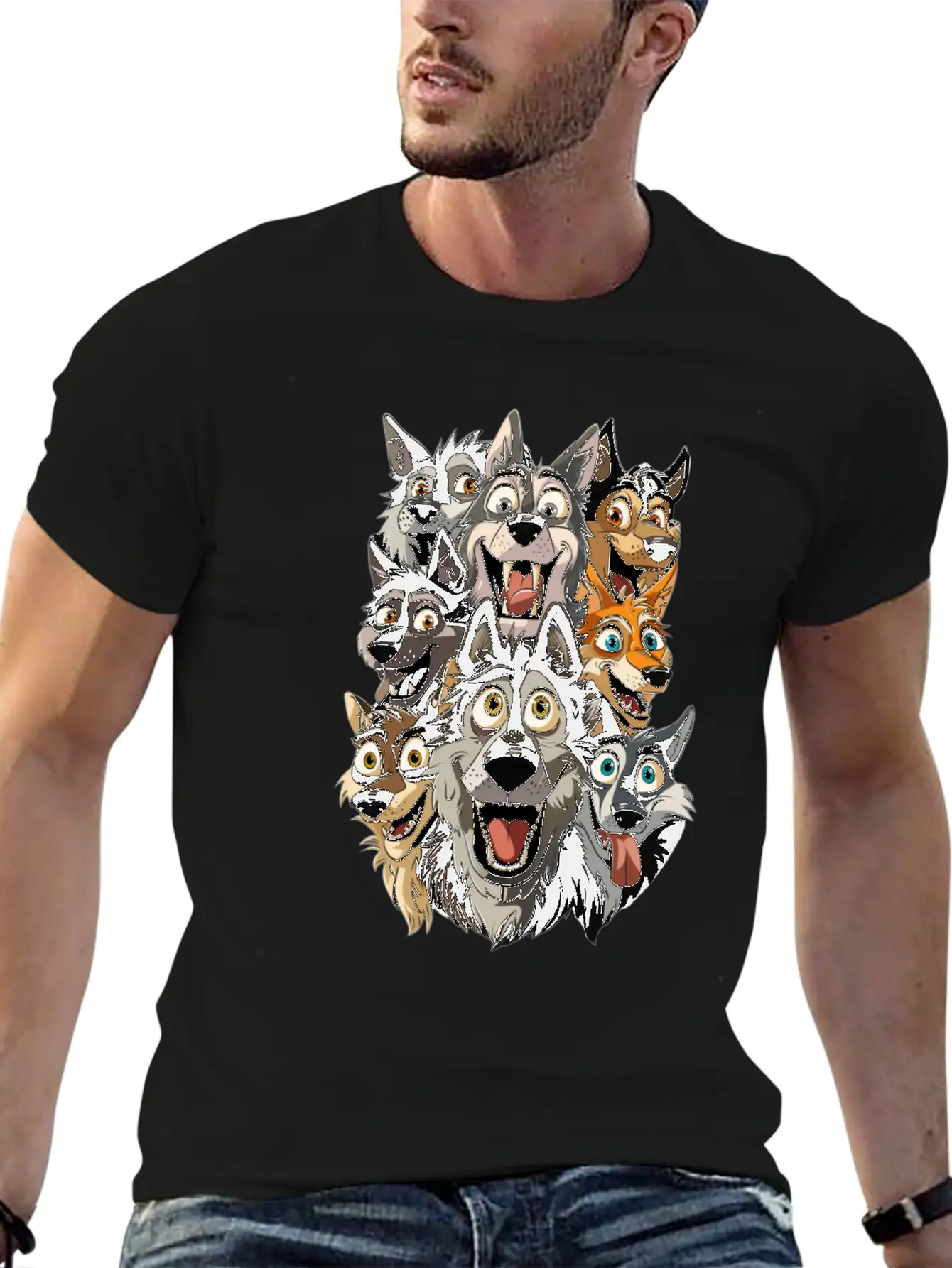 Wolf Unisex Casual T-Shirt – Clean Design For Daily Comfort