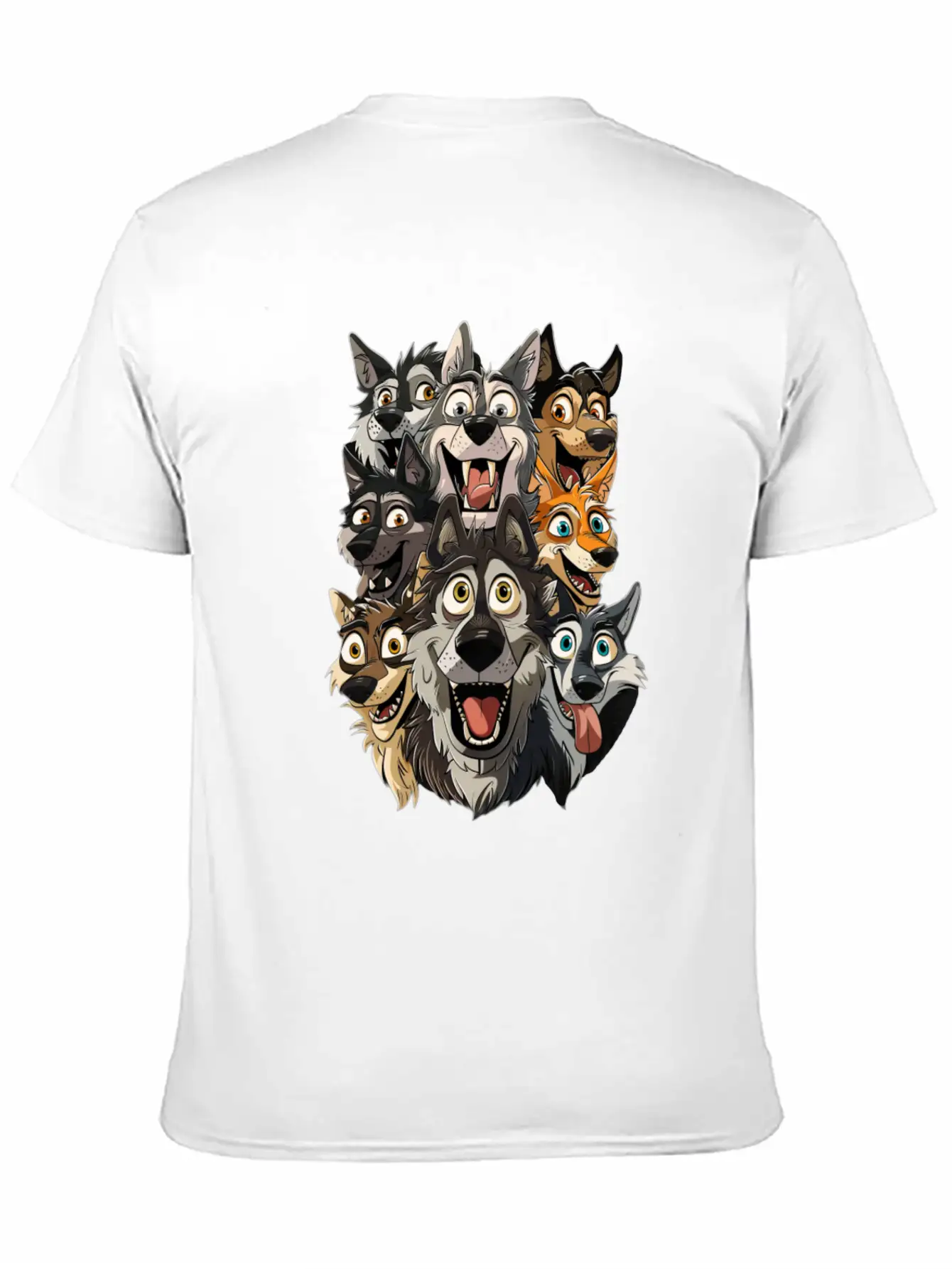 Wolf Unisex Casual T-Shirt – Clean Design For Daily Comfort
