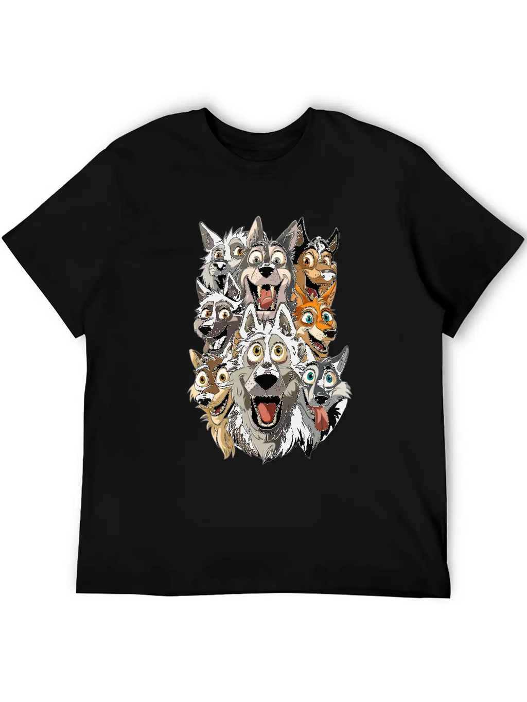 Wolf Unisex Casual T-Shirt – Clean Design For Daily Comfort