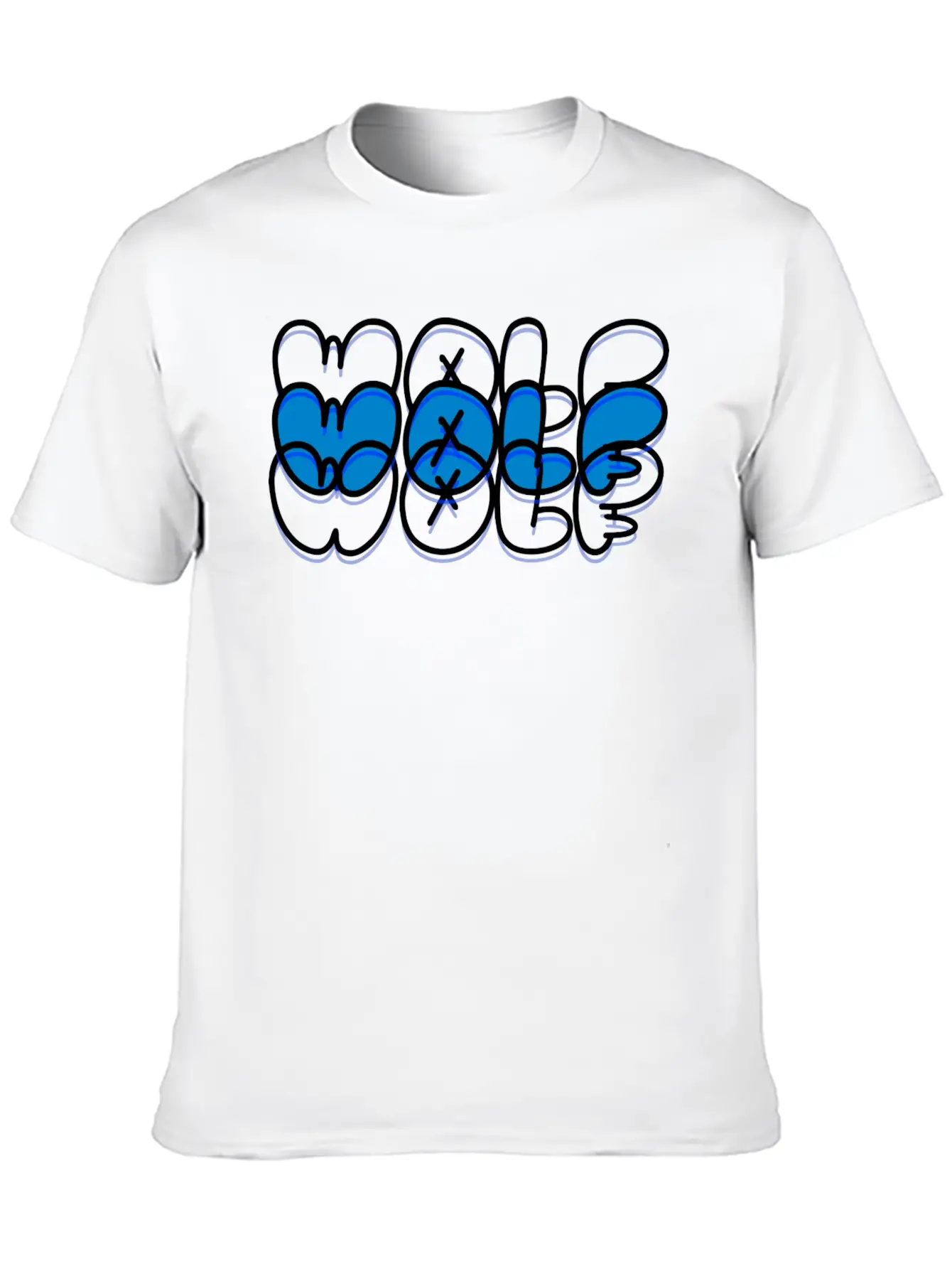Wolf Unisex Short Sleeve Soft Cotton T-Shirt – Casual Everyday Wear