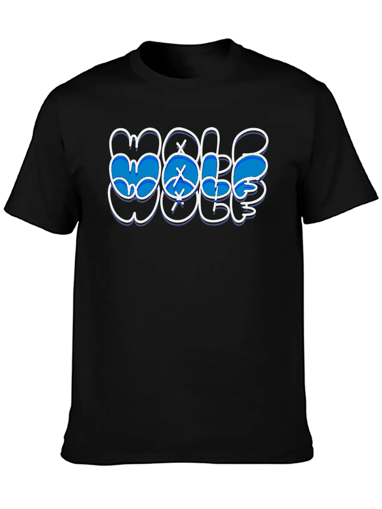 Wolf Unisex Short Sleeve Soft Cotton T-Shirt – Casual Everyday Wear