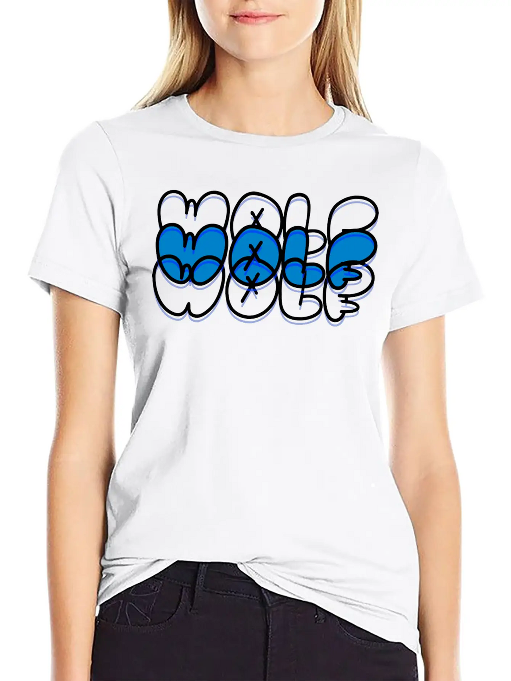 Wolf Unisex Short Sleeve Soft Cotton T-Shirt – Casual Everyday Wear