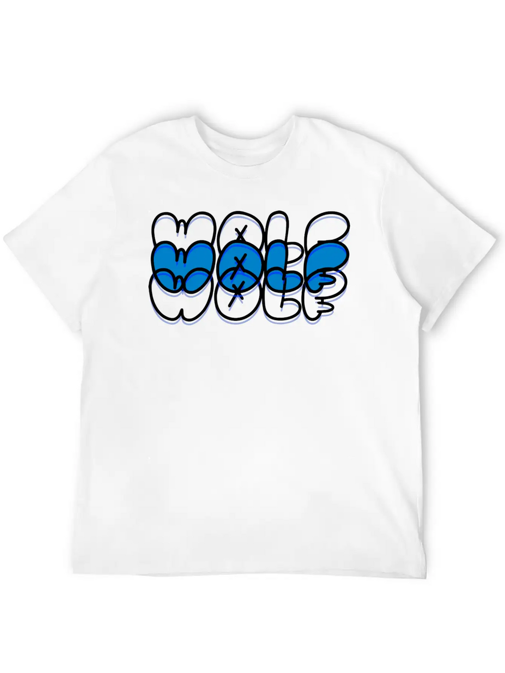 Wolf Unisex Short Sleeve Soft Cotton T-Shirt – Casual Everyday Wear