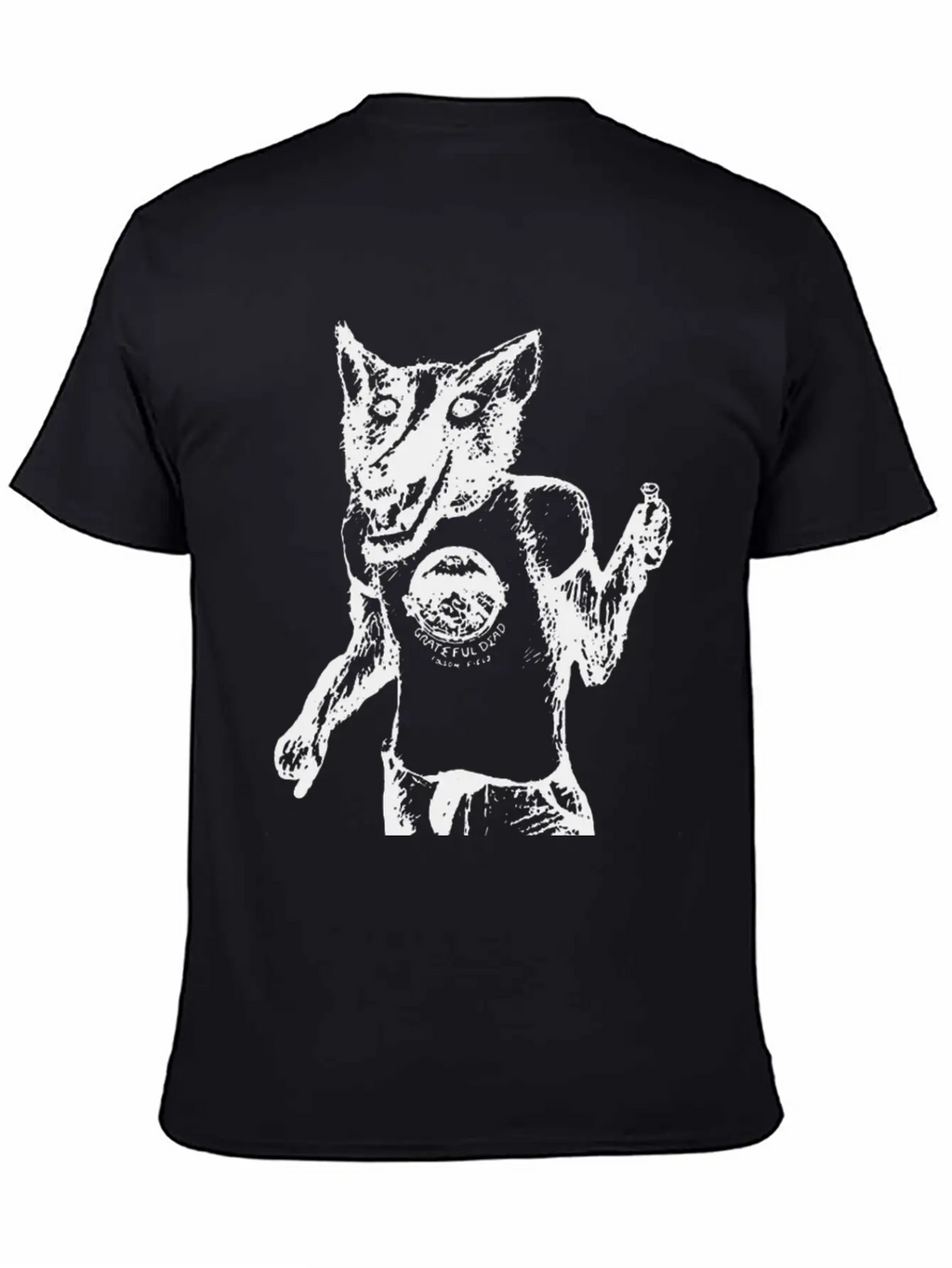 Wolf With T Shirt Essential Cotton Tee For Daily Outfits – Unisex Style