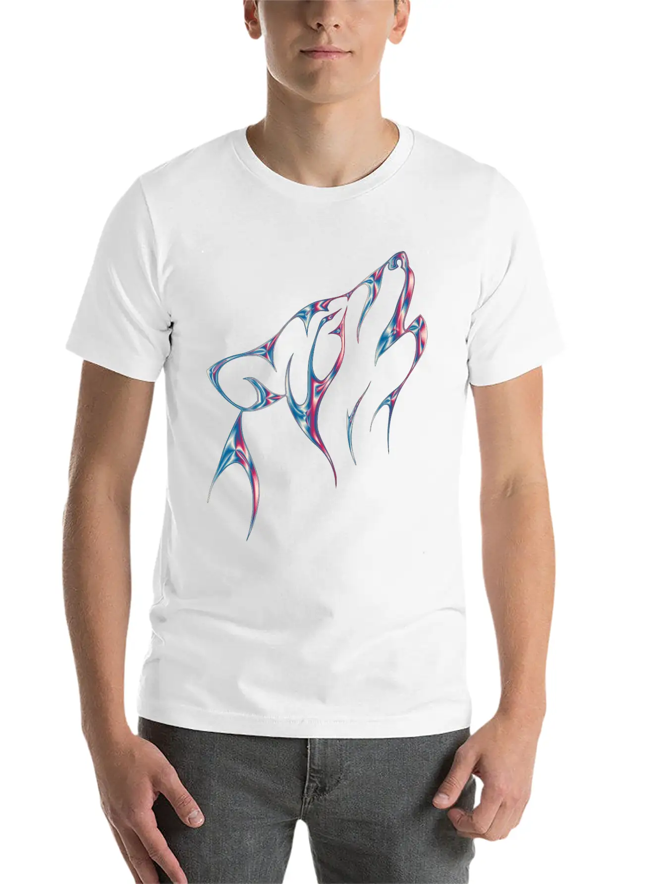 Wolf Wolfes Wolves Tribal49 Classic Fit Graphic Tee For Daily Comfort – Unisex Cotton Shirt