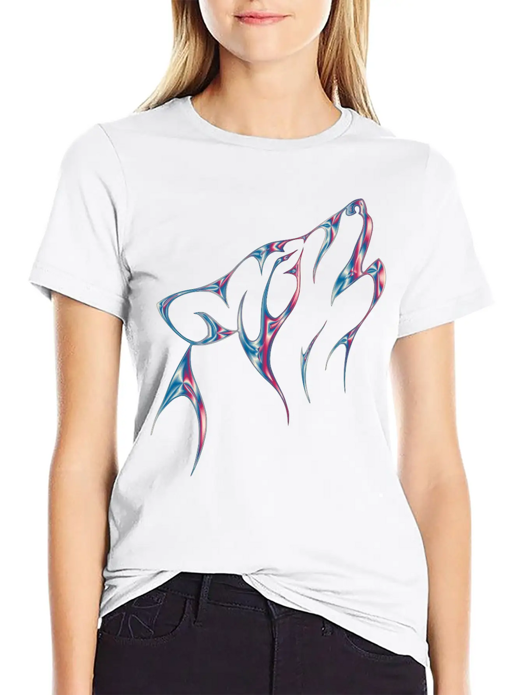 Wolf Wolfes Wolves Tribal49 Classic Fit Graphic Tee For Daily Comfort – Unisex Cotton Shirt