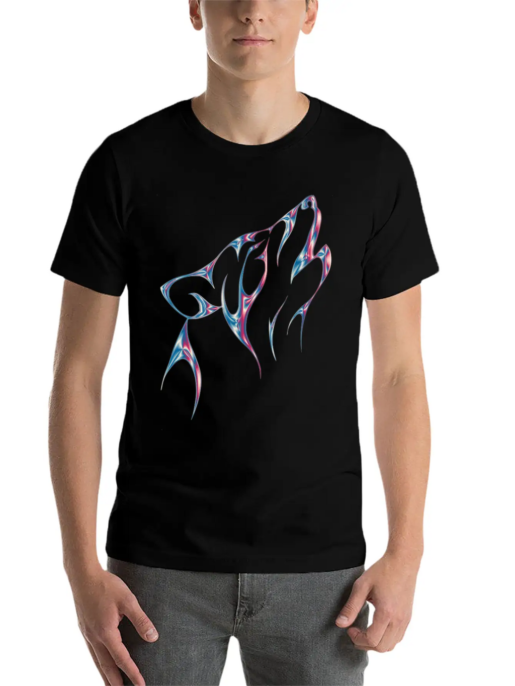 Wolf Wolfes Wolves Tribal49 Classic Fit Graphic Tee For Daily Comfort – Unisex Cotton Shirt