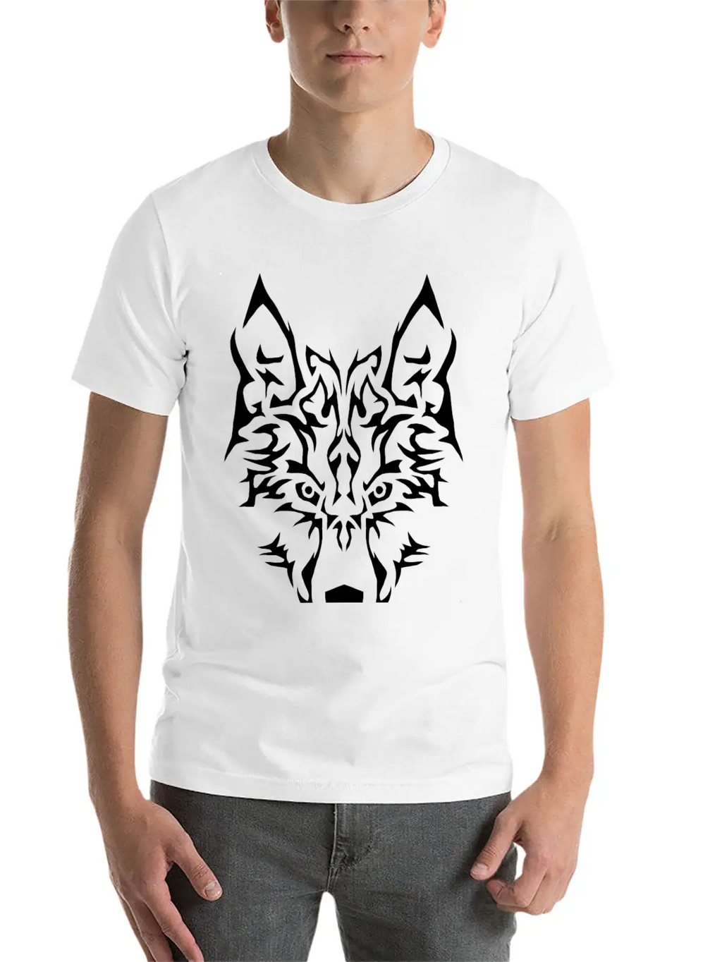 Wolf Wolfes Wolves Tribal85 Unisex Short Sleeve Soft Cotton T-Shirt – Casual Everyday Wear