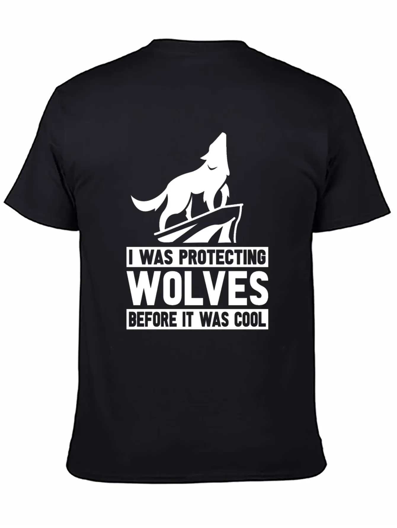 Wolf Wolves Unisex Short Sleeve Soft Cotton T-Shirt – Casual Everyday Wear