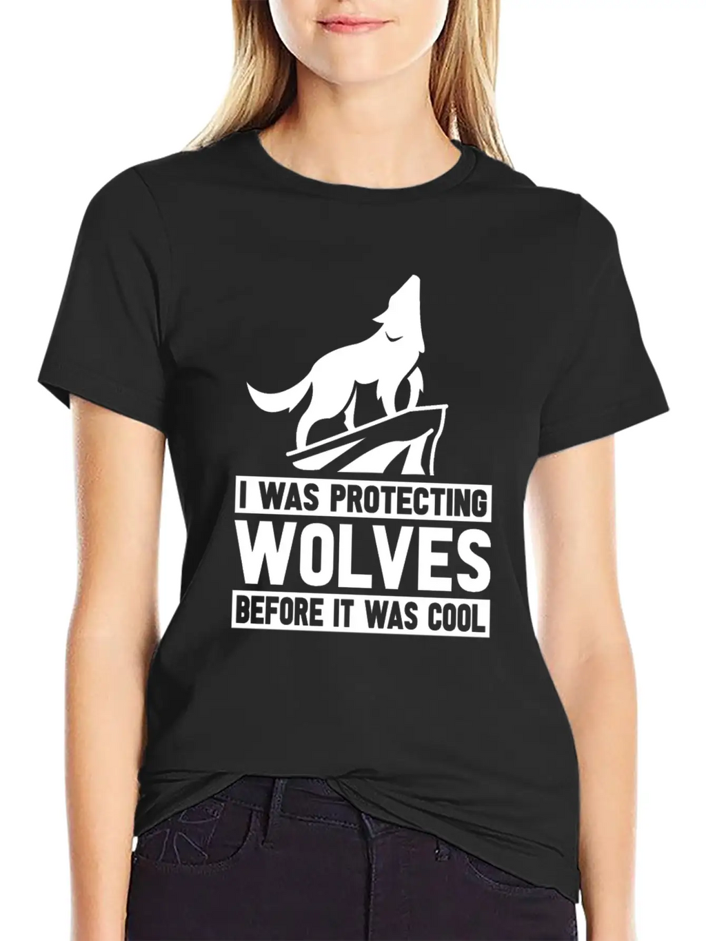 Wolf Wolves Unisex Short Sleeve Soft Cotton T-Shirt – Casual Everyday Wear