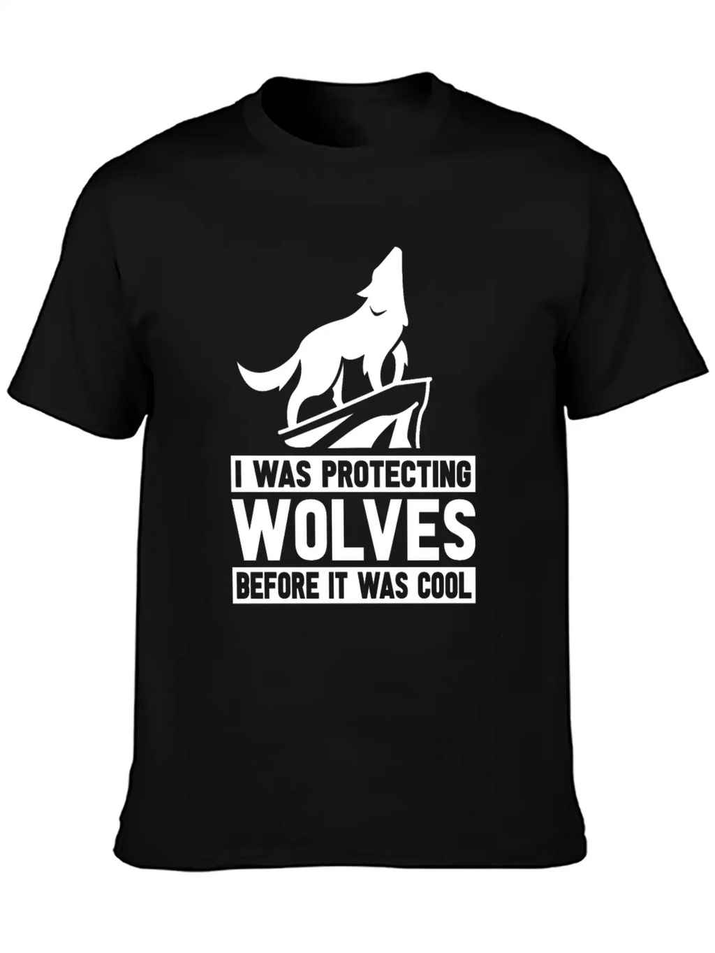Wolf Wolves Unisex Short Sleeve Soft Cotton T-Shirt – Casual Everyday Wear