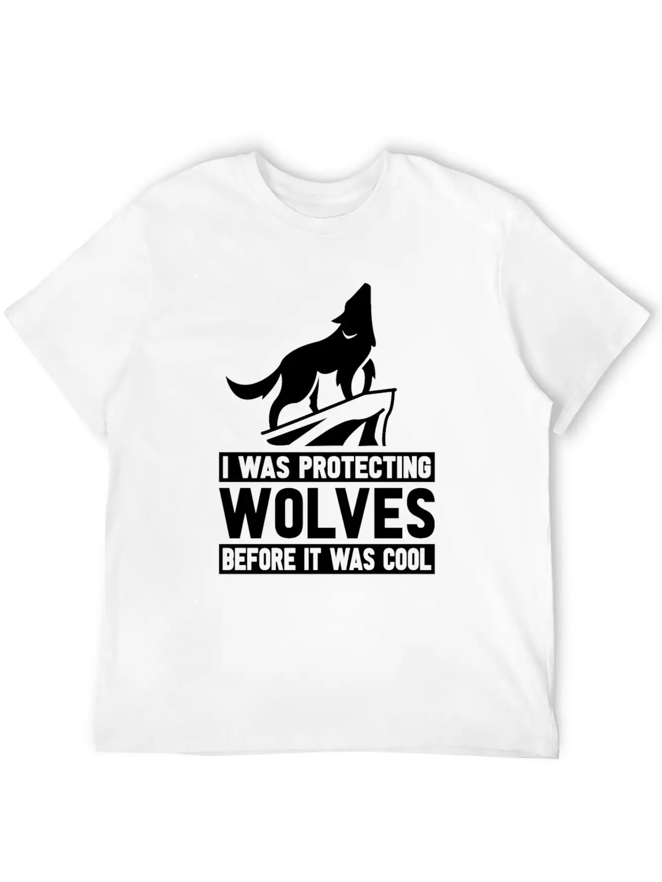 Wolf Wolves Unisex Short Sleeve Soft Cotton T-Shirt – Casual Everyday Wear