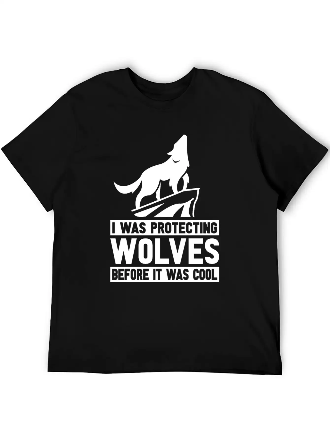 Wolf Wolves Unisex Short Sleeve Soft Cotton T-Shirt – Casual Everyday Wear