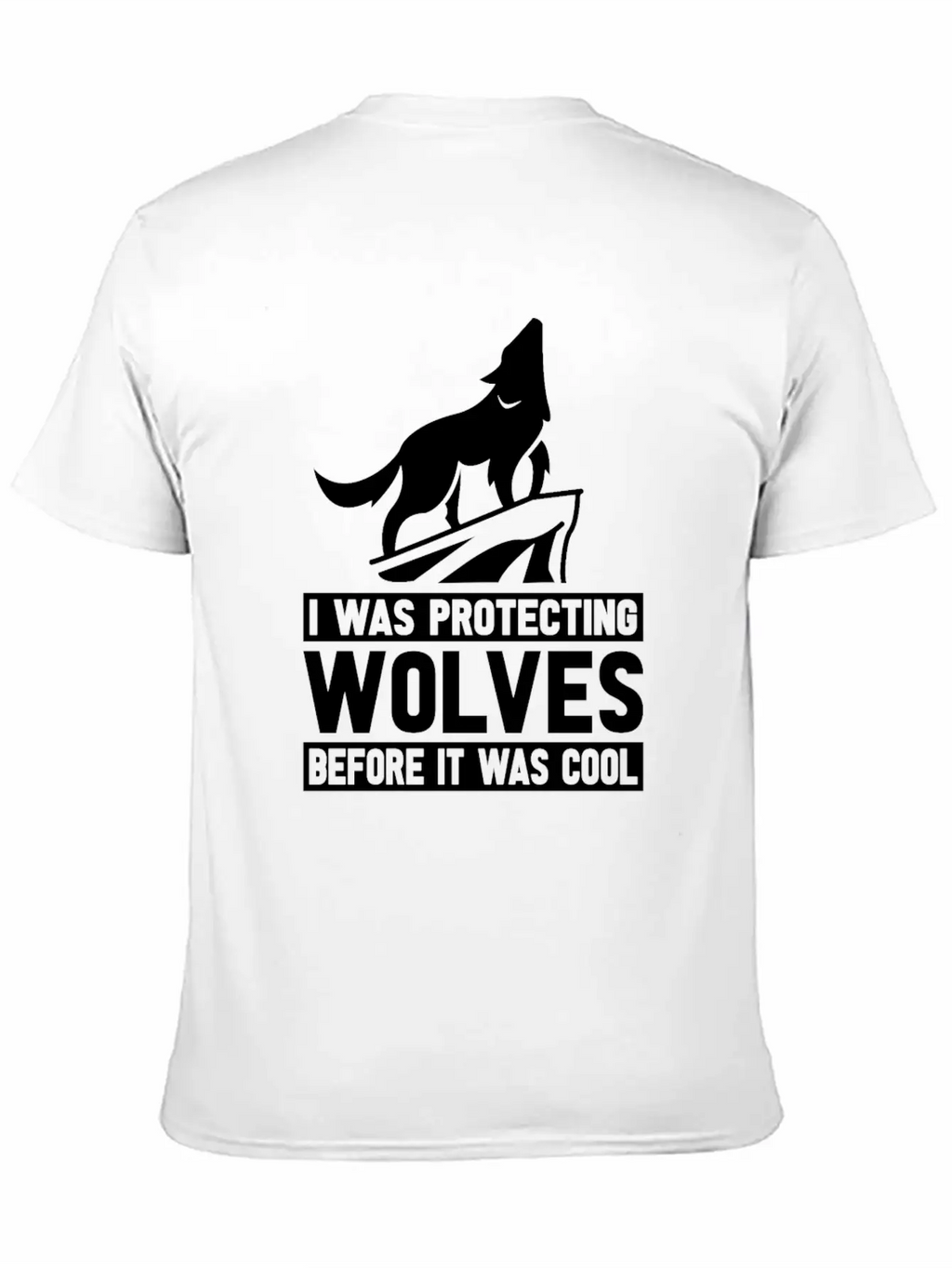 Wolf Wolves Unisex Short Sleeve Soft Cotton T-Shirt – Casual Everyday Wear