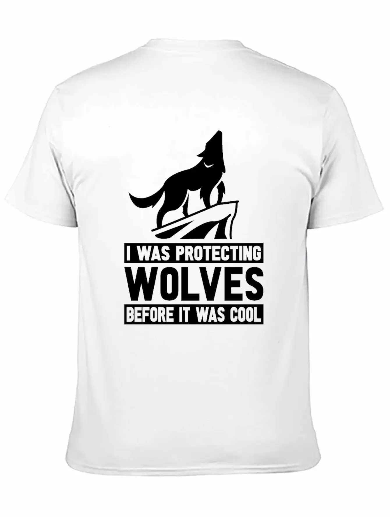 Wolf Wolves Unisex Short Sleeve Soft Cotton T-Shirt – Casual Everyday Wear