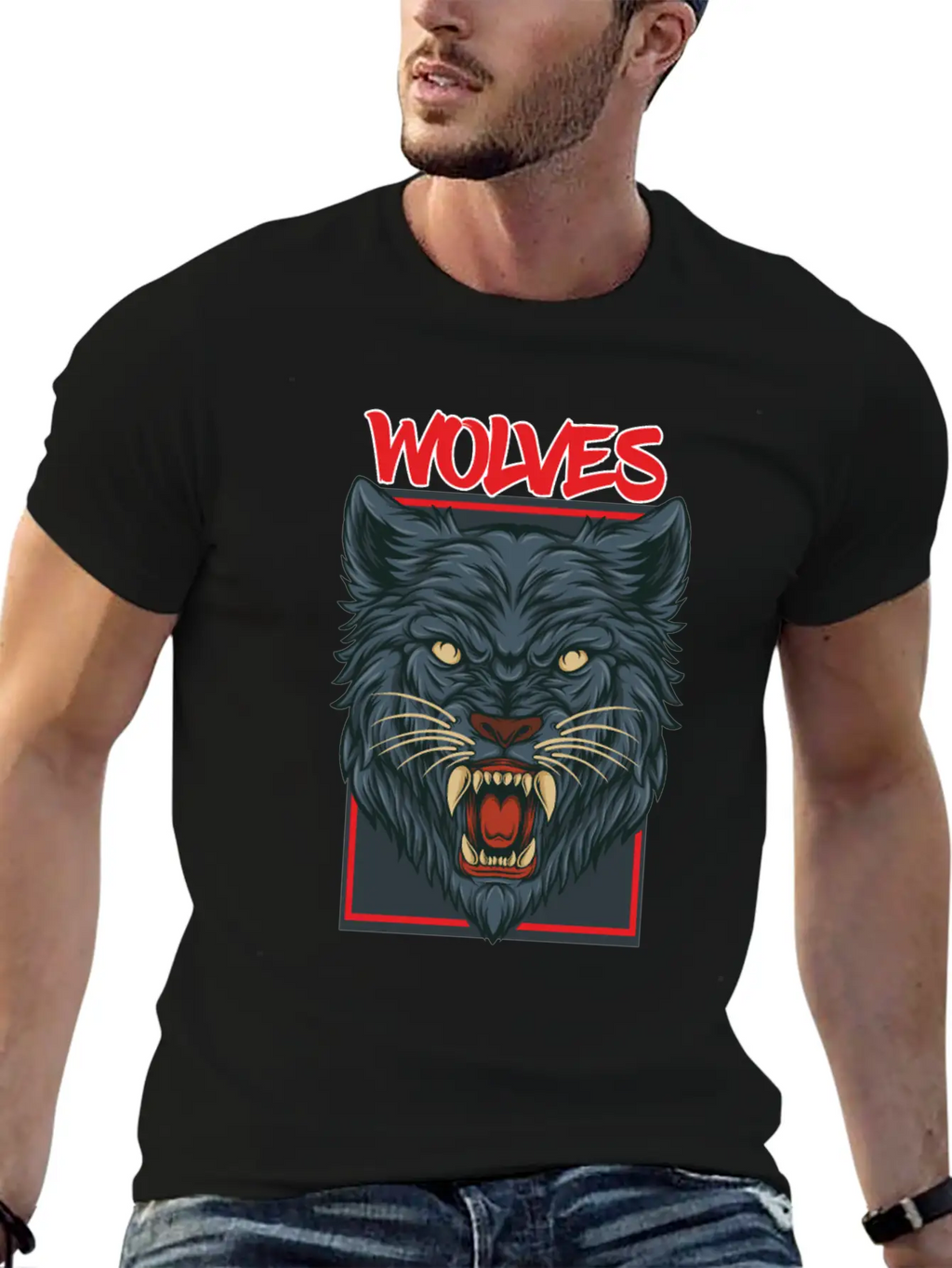 Wolf Wolves Wolve Wildlife Animals Gift Idea Breathable Soft Cotton T-Shirt – Timeless Casual Look