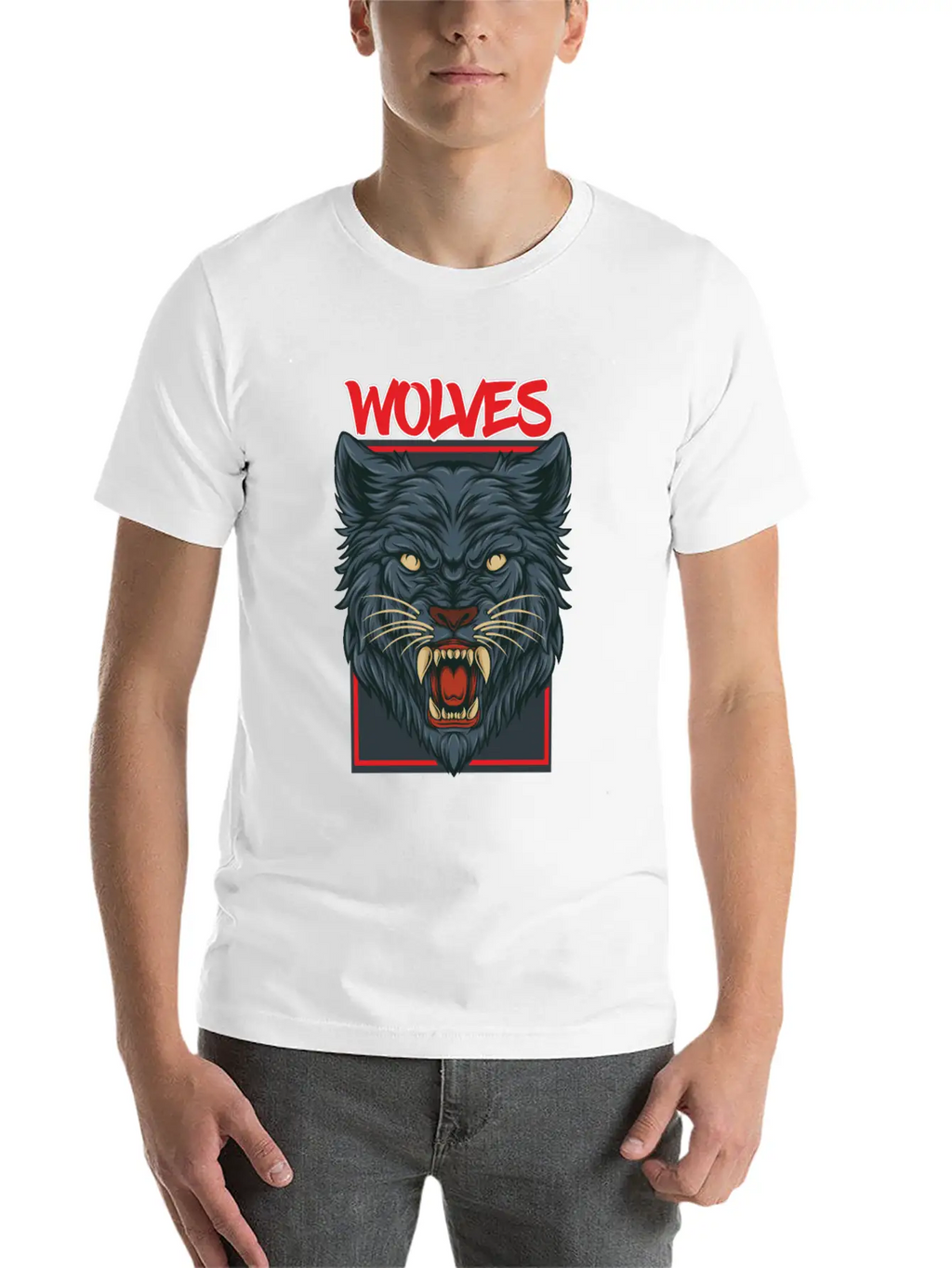 Wolf Wolves Wolve Wildlife Animals Gift Idea Breathable Soft Cotton T-Shirt – Timeless Casual Look