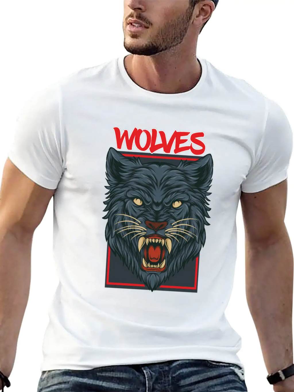 Wolf Wolves Wolve Wildlife Animals Gift Idea Breathable Soft Cotton T-Shirt – Timeless Casual Look